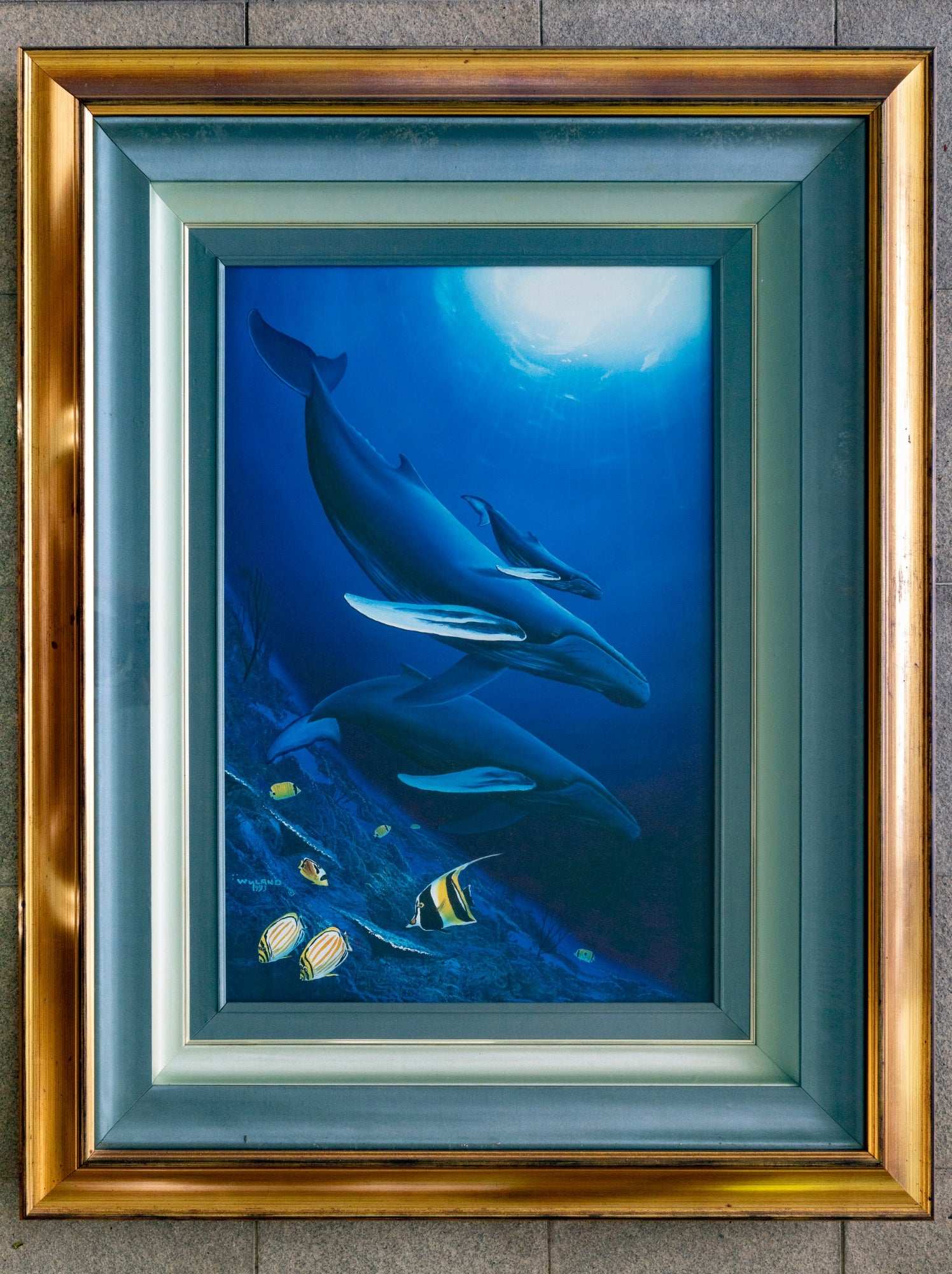 Robert Wyland, Ocean Family, 1993 – Art Again