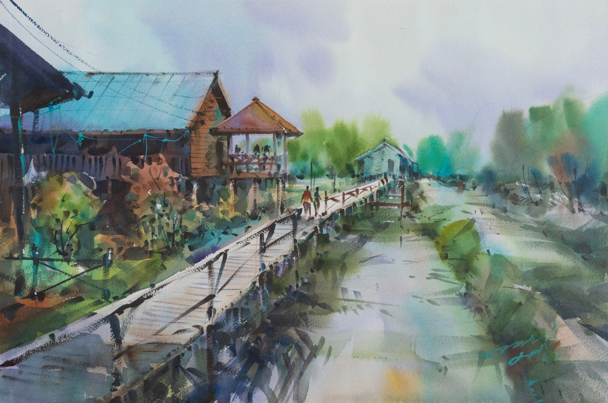 Thaworn Merurat, Untitled (By the Farm), 2019