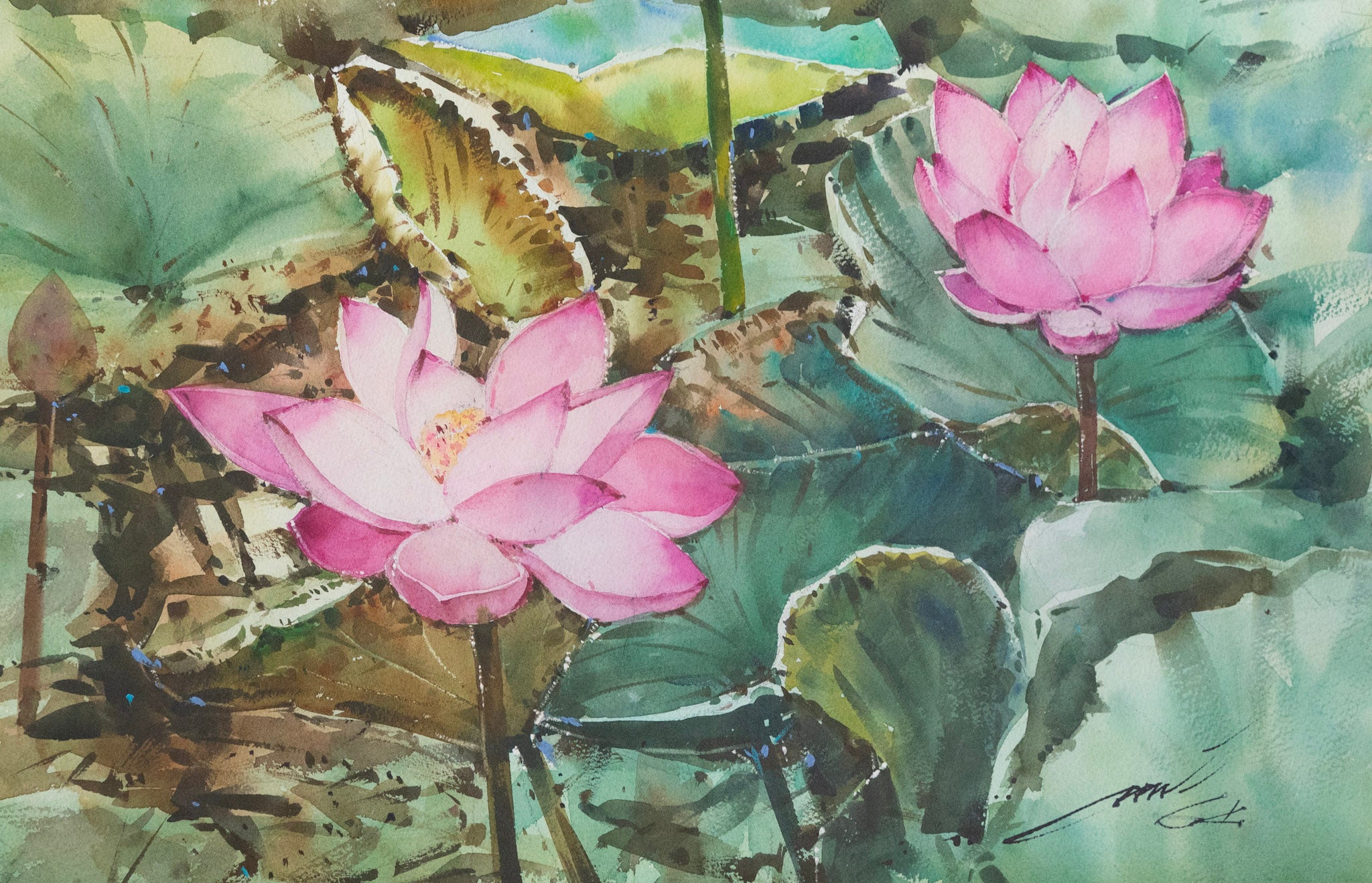 Thaworn Merurat, Untitled (Lotus), Undated