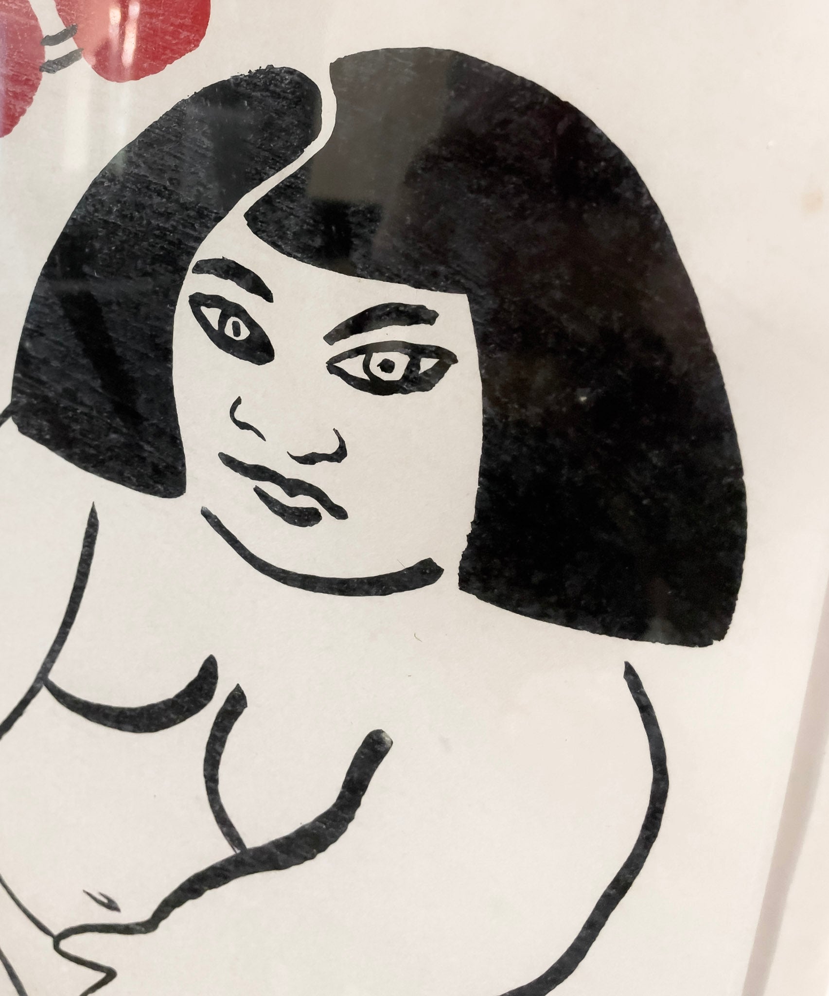 Keith Haring, The Story of Red and Blue #7, 1989