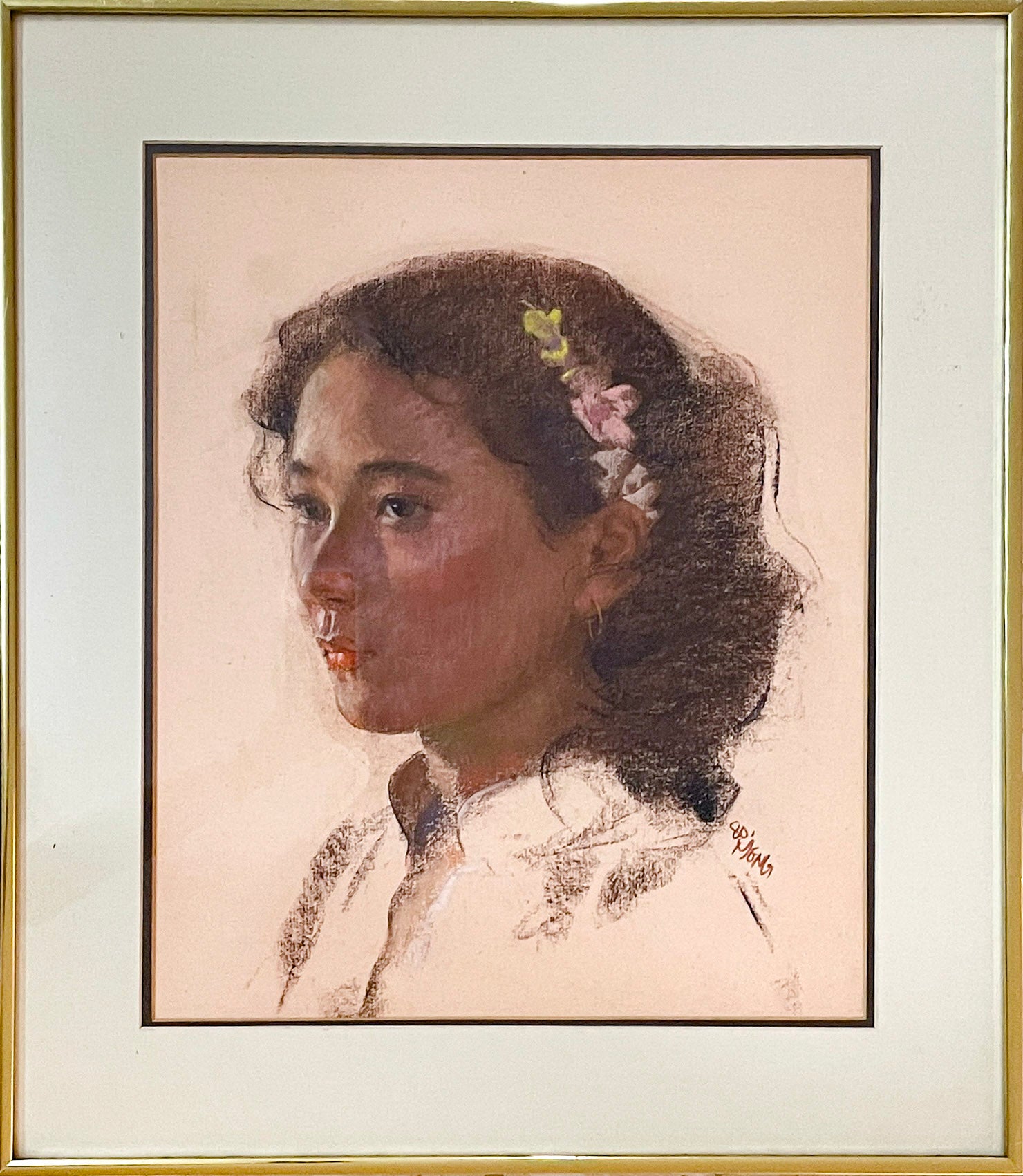 Siew Hock Meng, Untitled (Portrait of a Young Woman), Undated