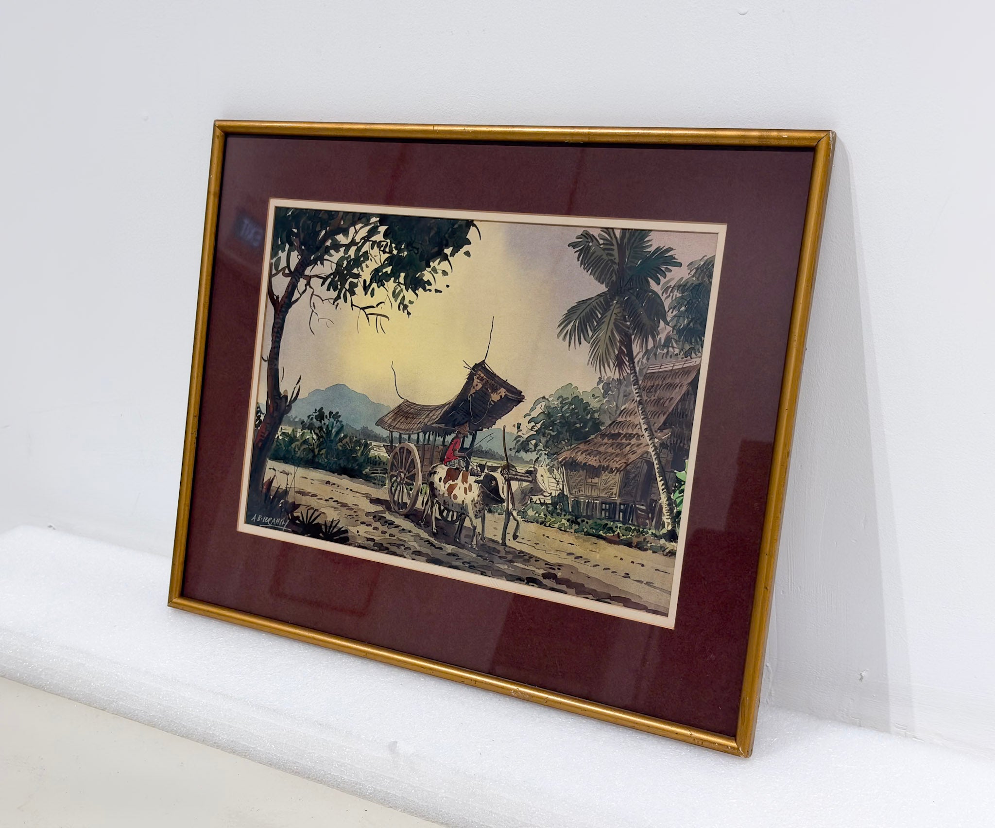 Abu Bakar Ibrahim, Farmers with Oxen in Fields, Undated