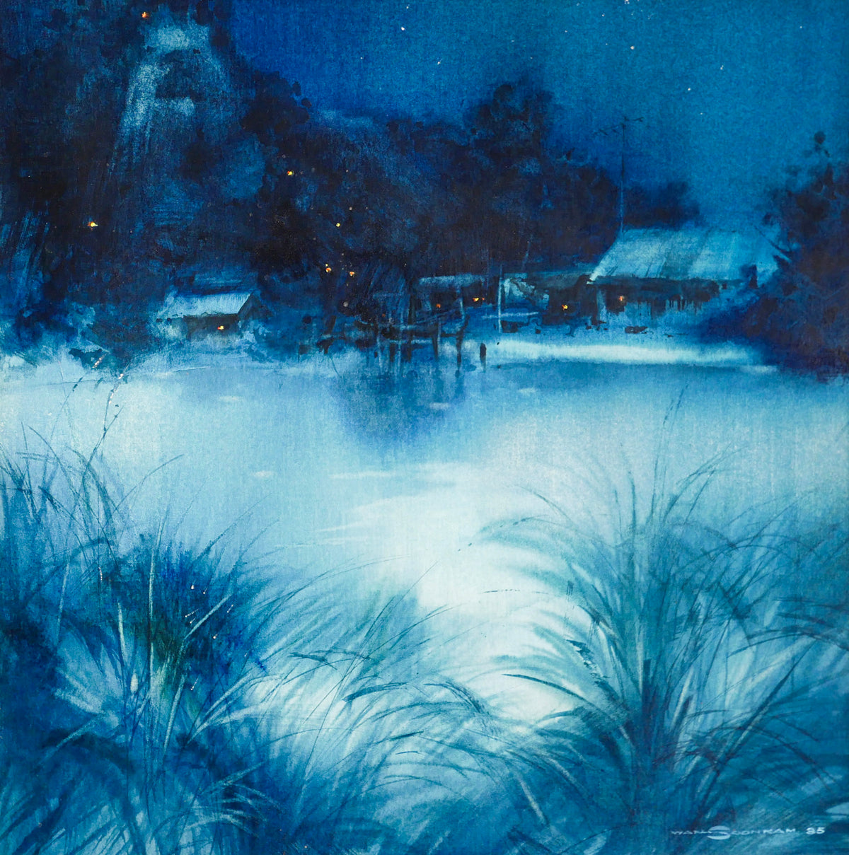 Wan Soon Kam, Untitled (Epoh at Night), 1985