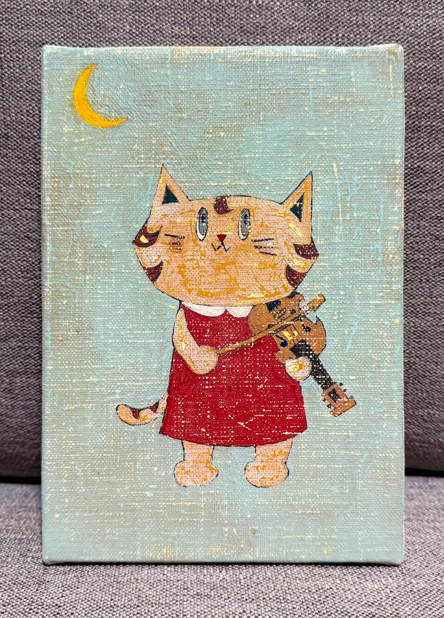 Noritoshi Mitsuuchi, Untitled (Cat with Violin), Undated