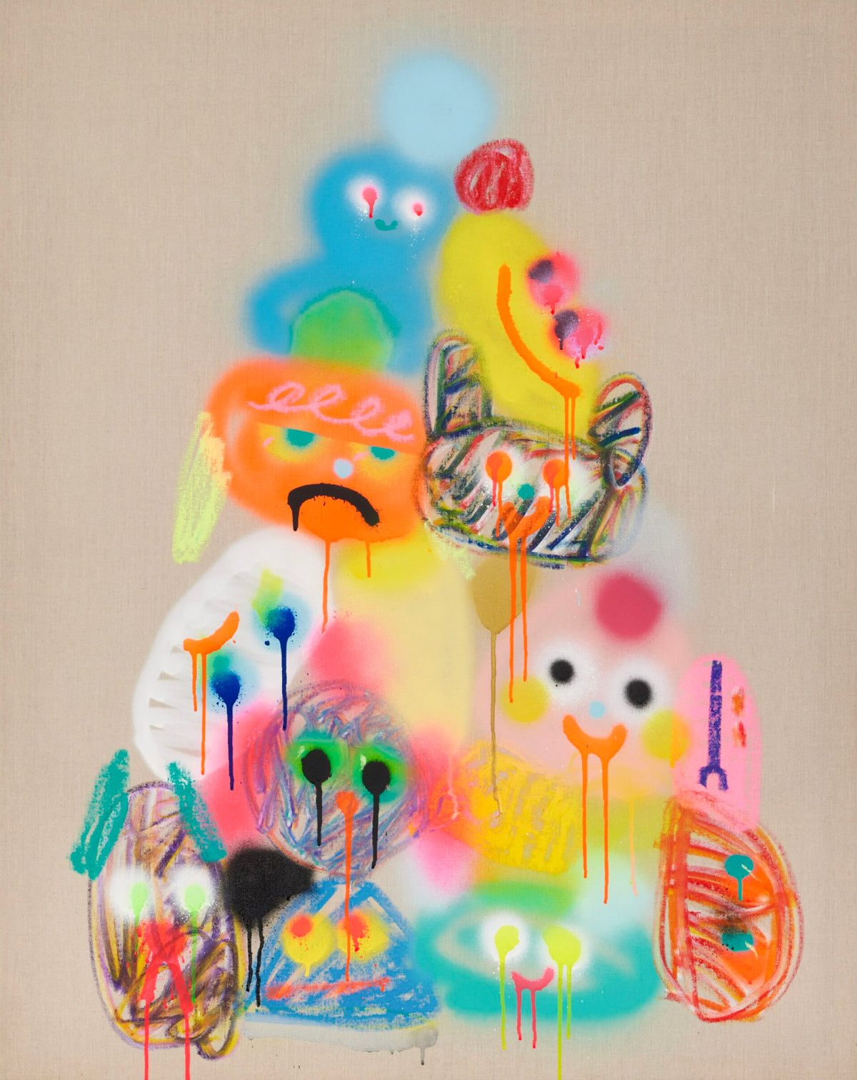 Jon Burgerman, Mountain Glacier, 2021