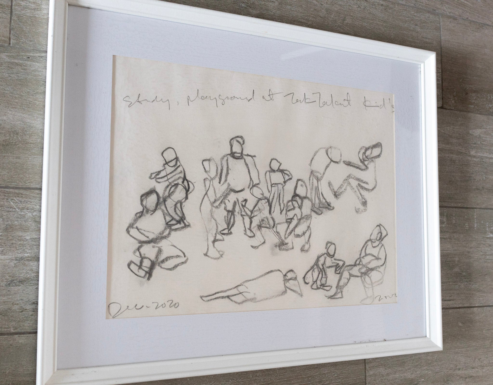 Jimmy Ong, Tak Takut: Study, Playground & Study, Children at Swings, 2020