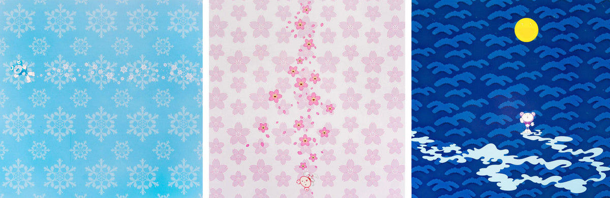 Takashi Murakami, Snow, Flower, Moon, 2002