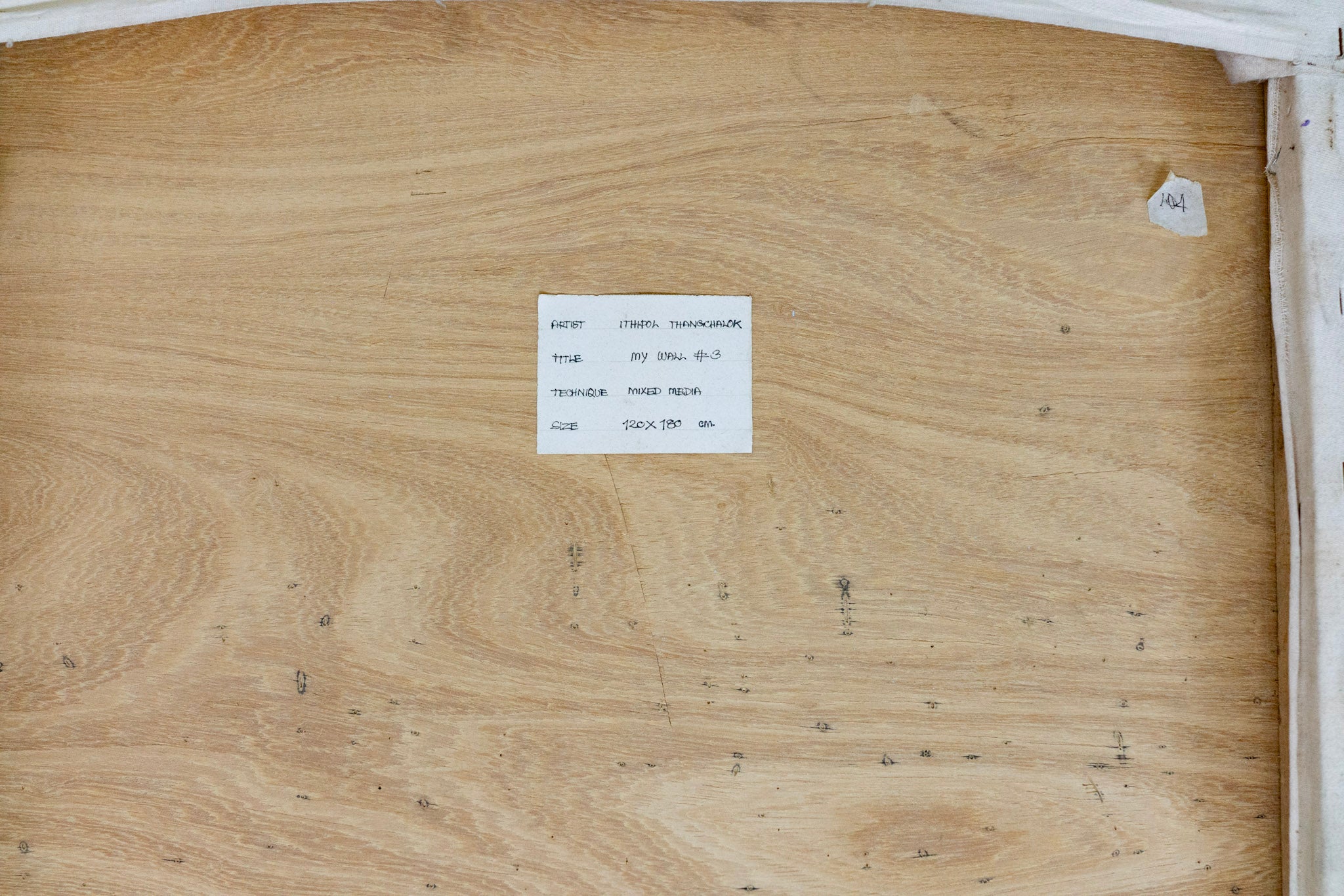 Ithipol Thangchalok, My Wall #3, 1986