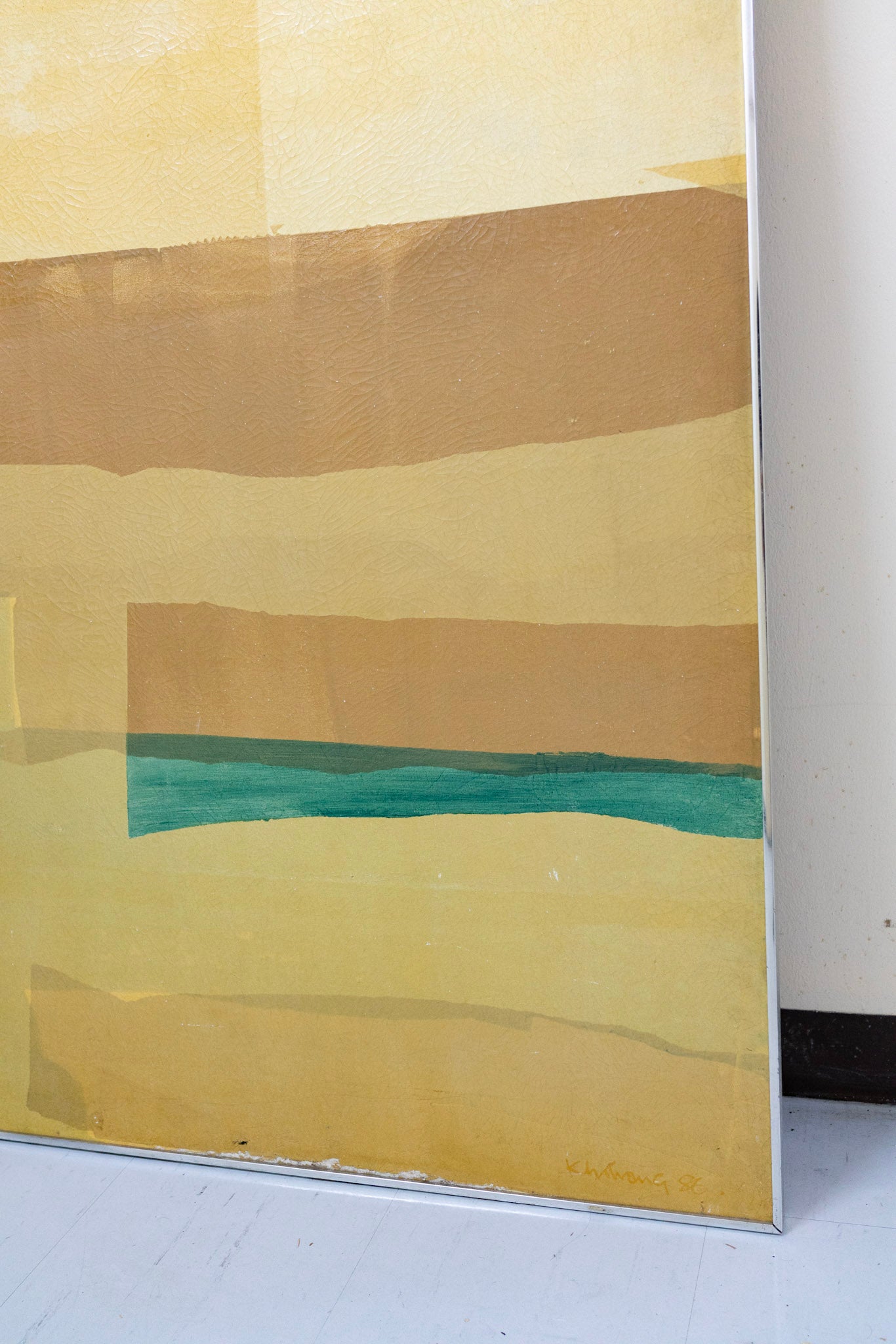 Thang Kiang How, Cracks and Stacks Series No. 27, 1986