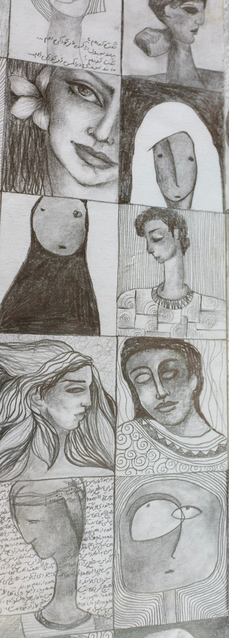 Ayda Chahardoli, Untitled (Pair of Portraits), 1997