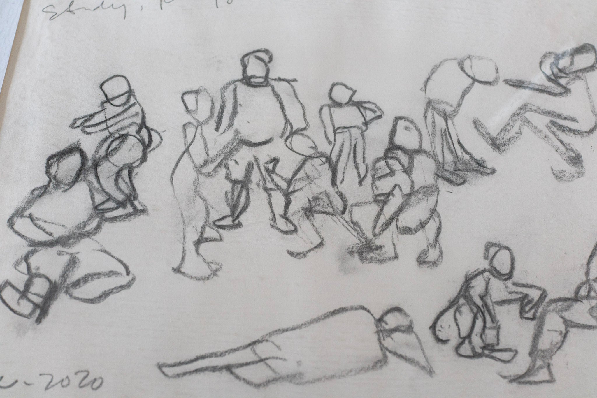 Jimmy Ong, Tak Takut: Study, Playground & Study, Children at Swings, 2020