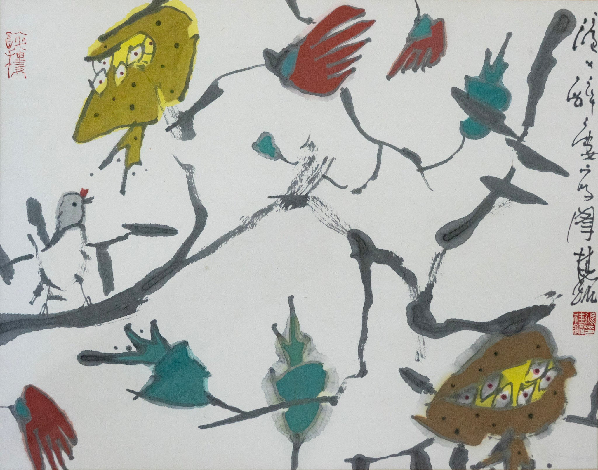 Zhang Gui Ming, Birds, Undated