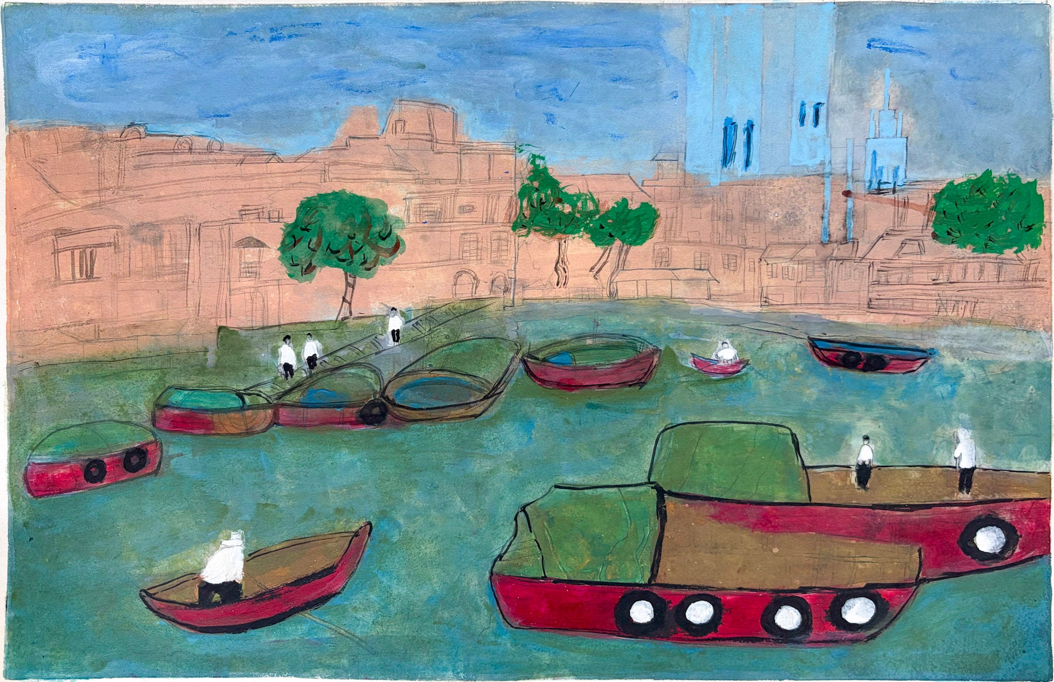 Chen Cheng Mei, Singapore River II, Undated