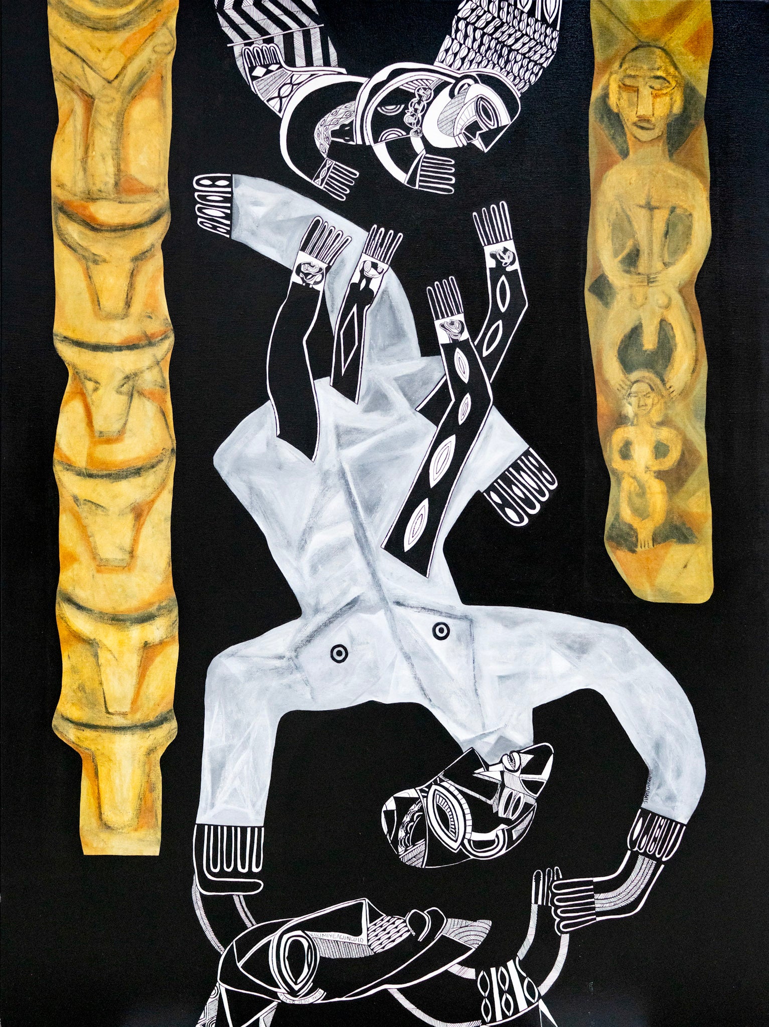 Jimmy Chishi, Untitled (Totems), 2011