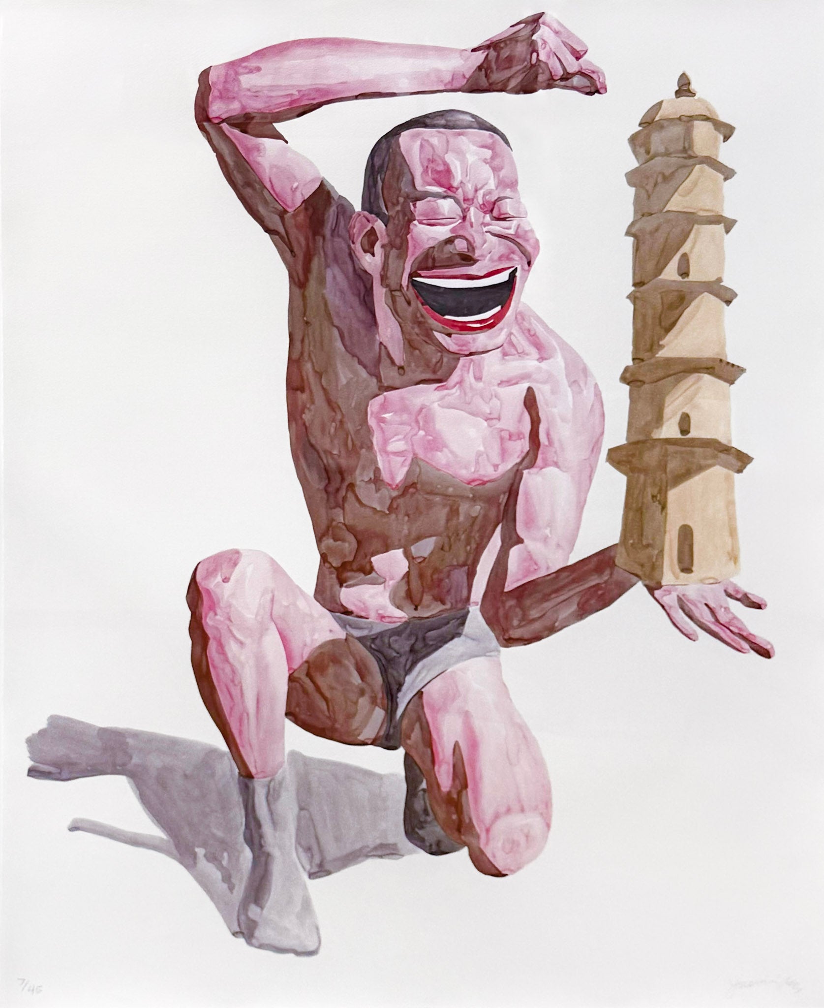 Yue Minjun, Untitled (Smile-ism No. 17), 2006