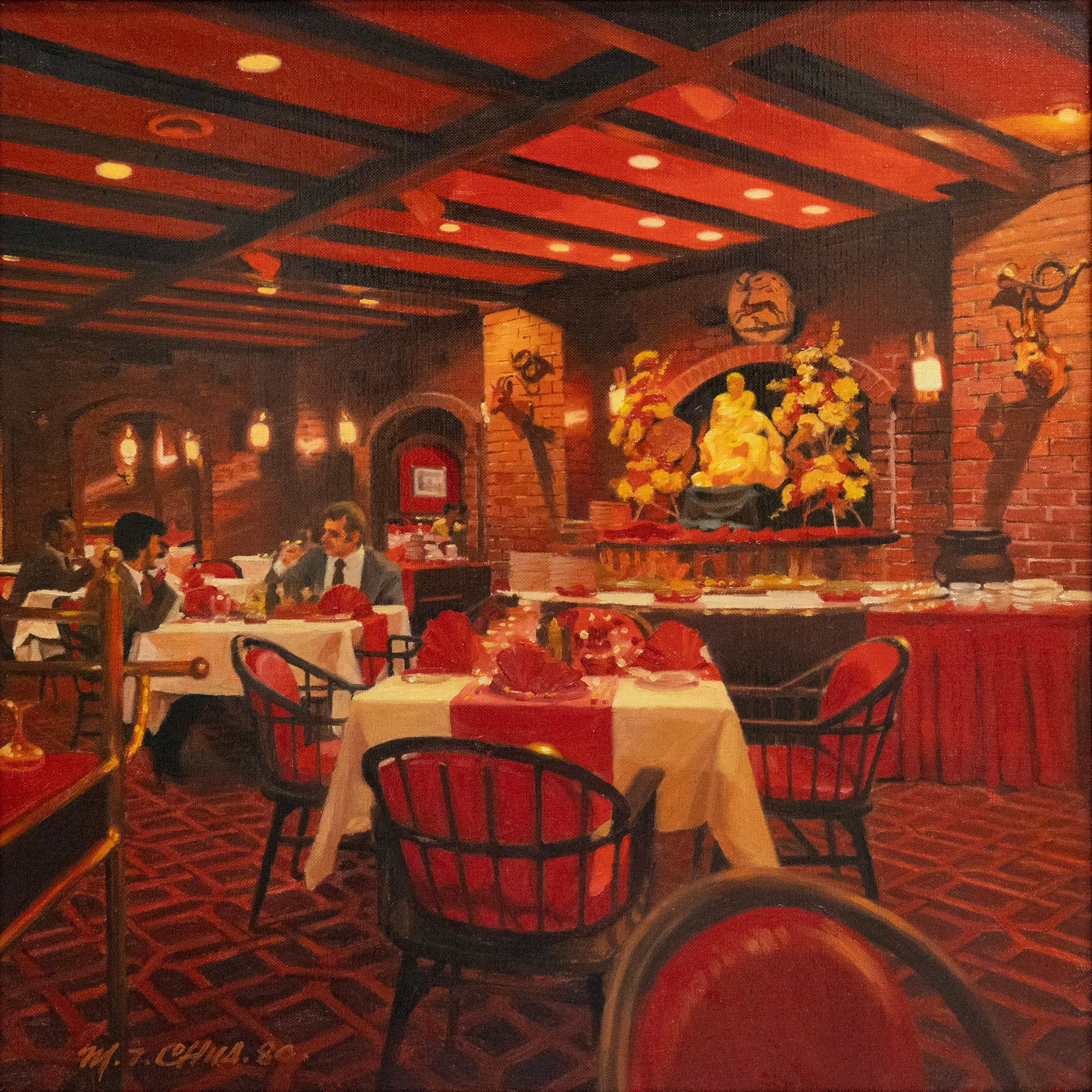Chua Mia Tee, Dining in style at the elegant Hubertus Grill, 1980
