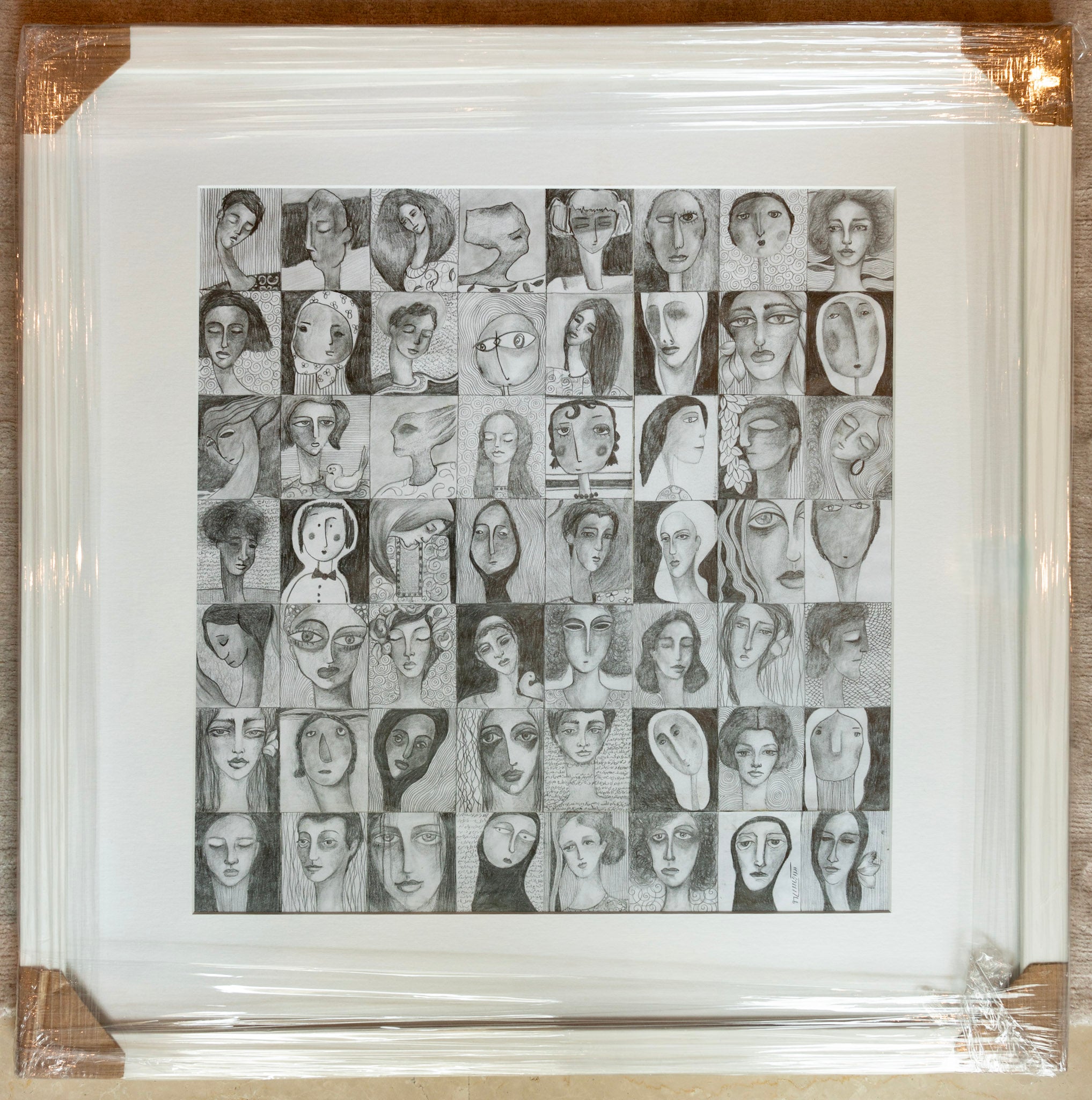 Ayda Chahardoli, Untitled (Pair of Portraits), 1997