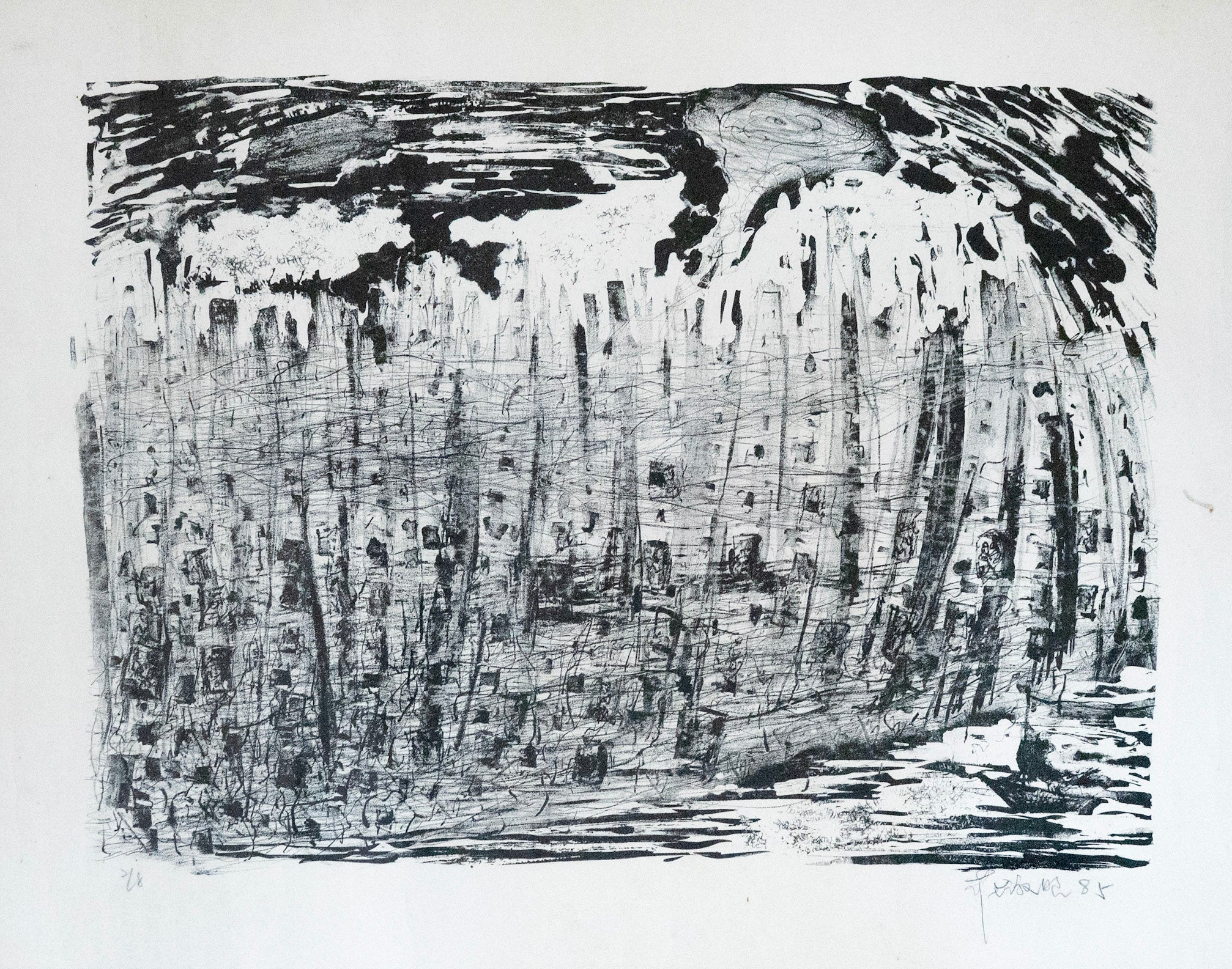 Chng Seok Ting, Untitled (Waves), 1985