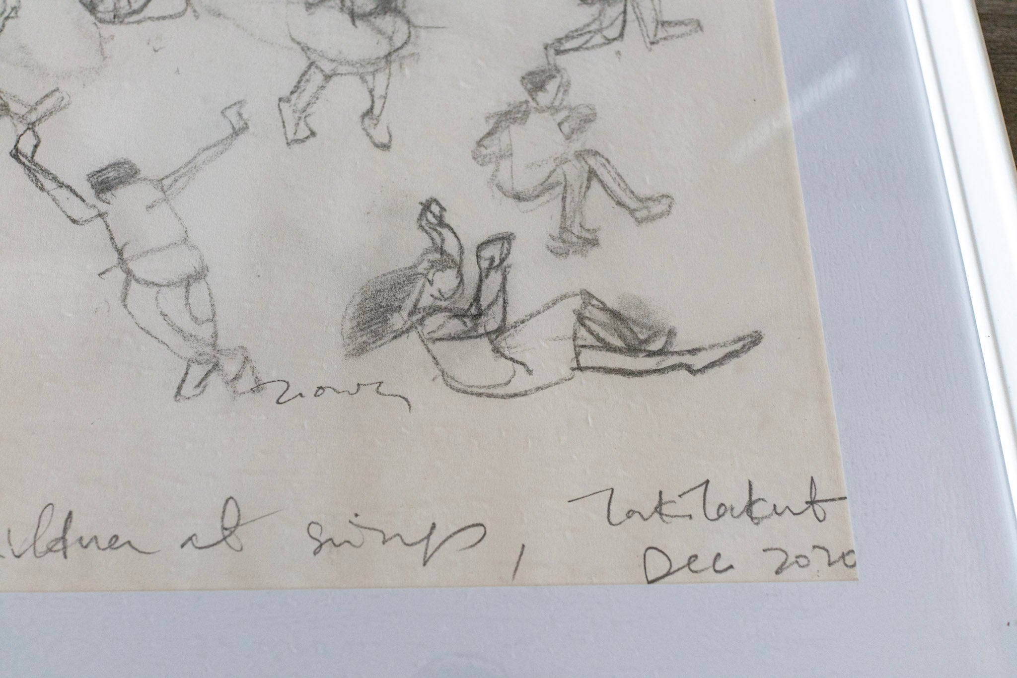 Jimmy Ong, Tak Takut: Study, Playground & Study, Children at Swings, 2020