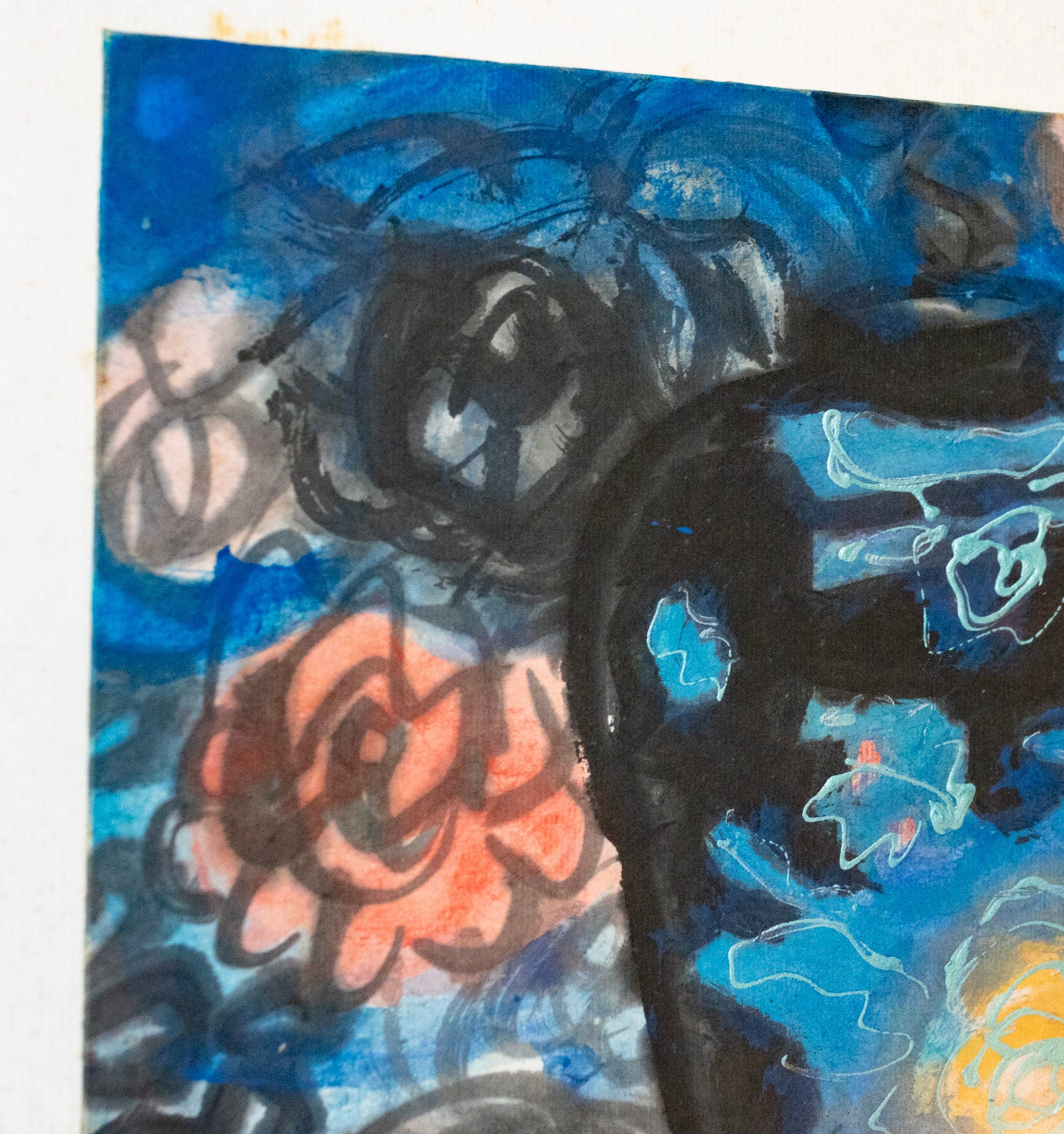 Dr. Earl Lu, Untitled (Blue Vase Amongst Roses), 2002