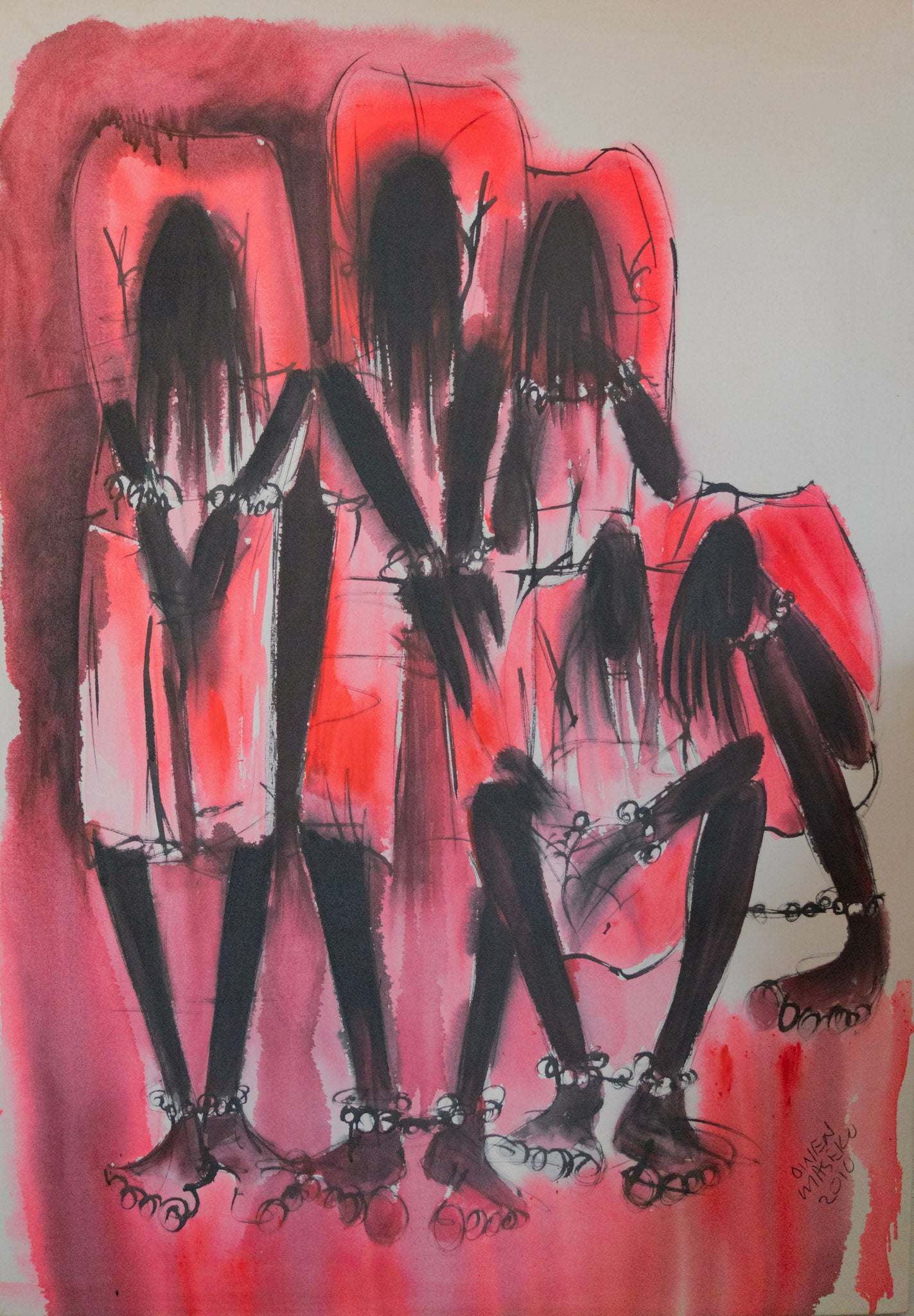 Owen Maseko, Not of Your Tribe, 2010