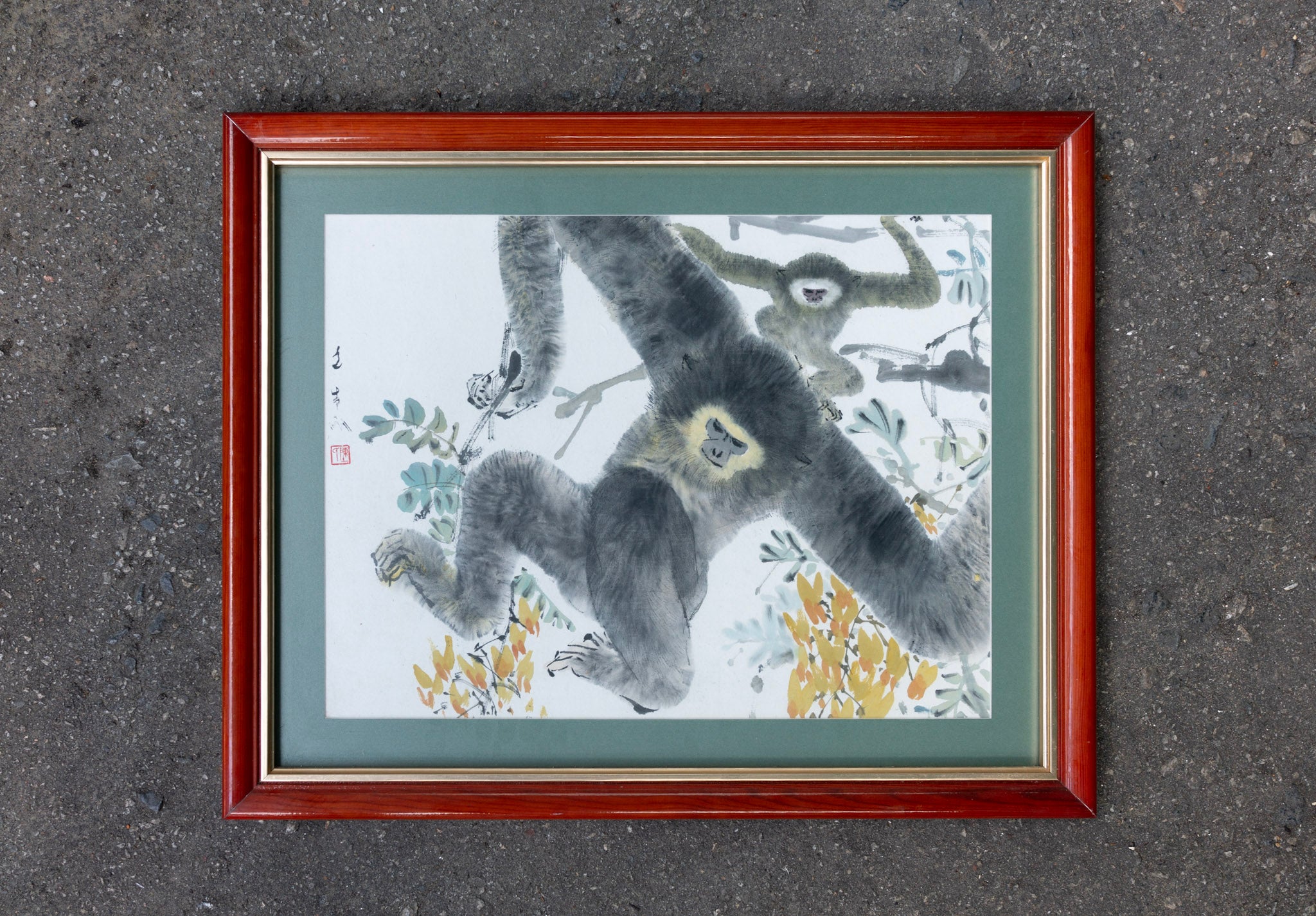 Chen Wen Hsi, A Pair of Gibbons, Undated