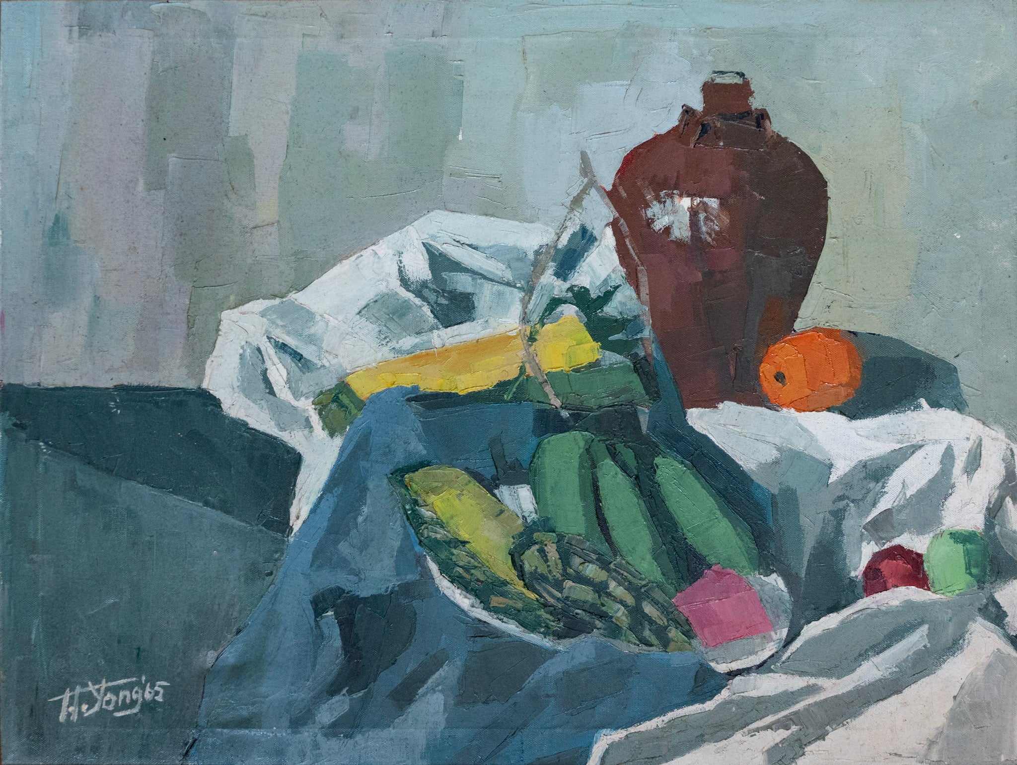 Tan Tuan Yong, Untitled (Still Life with Fruits), 1965