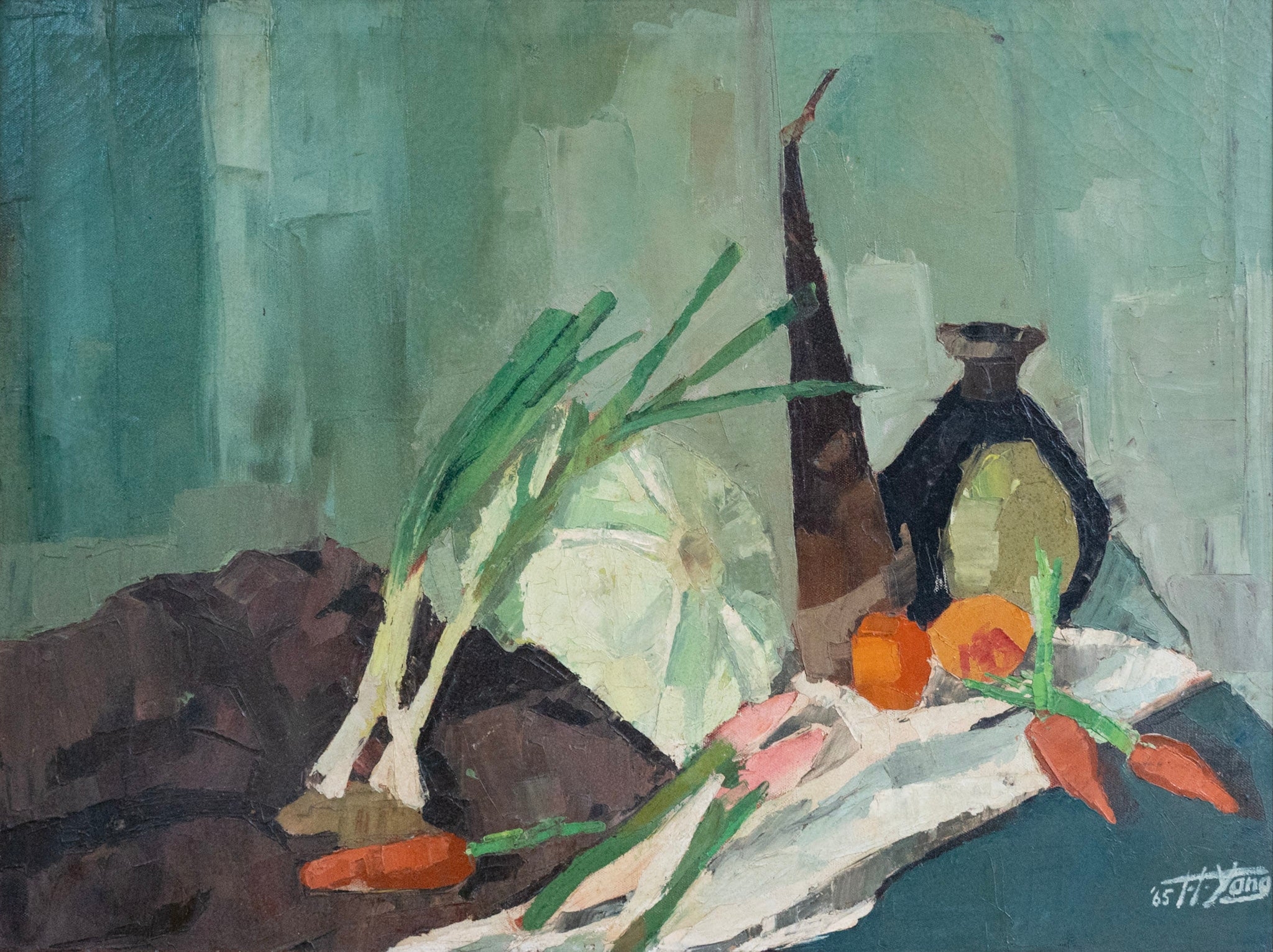 Tan Tuan Yong, Untitled (Still Life with Vegetables), 1965