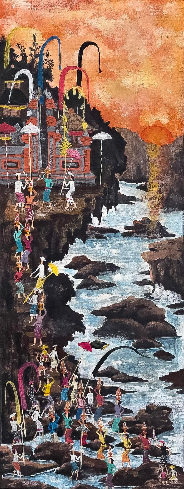 Unknown Artist, Untitled (Balinese Procession), Undated