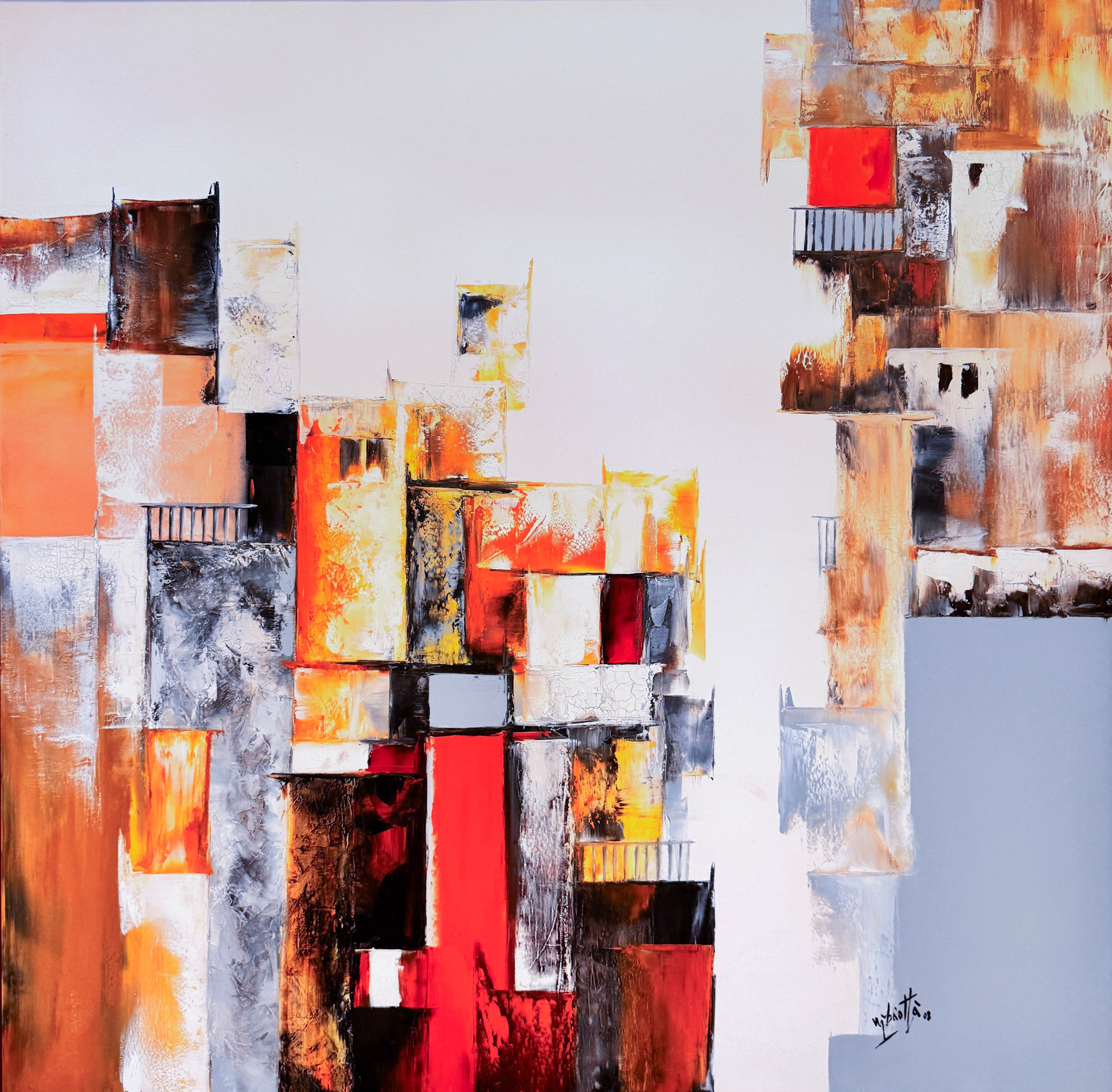 Nguyen Bao Tien, Hanoi at Dusk, 2007