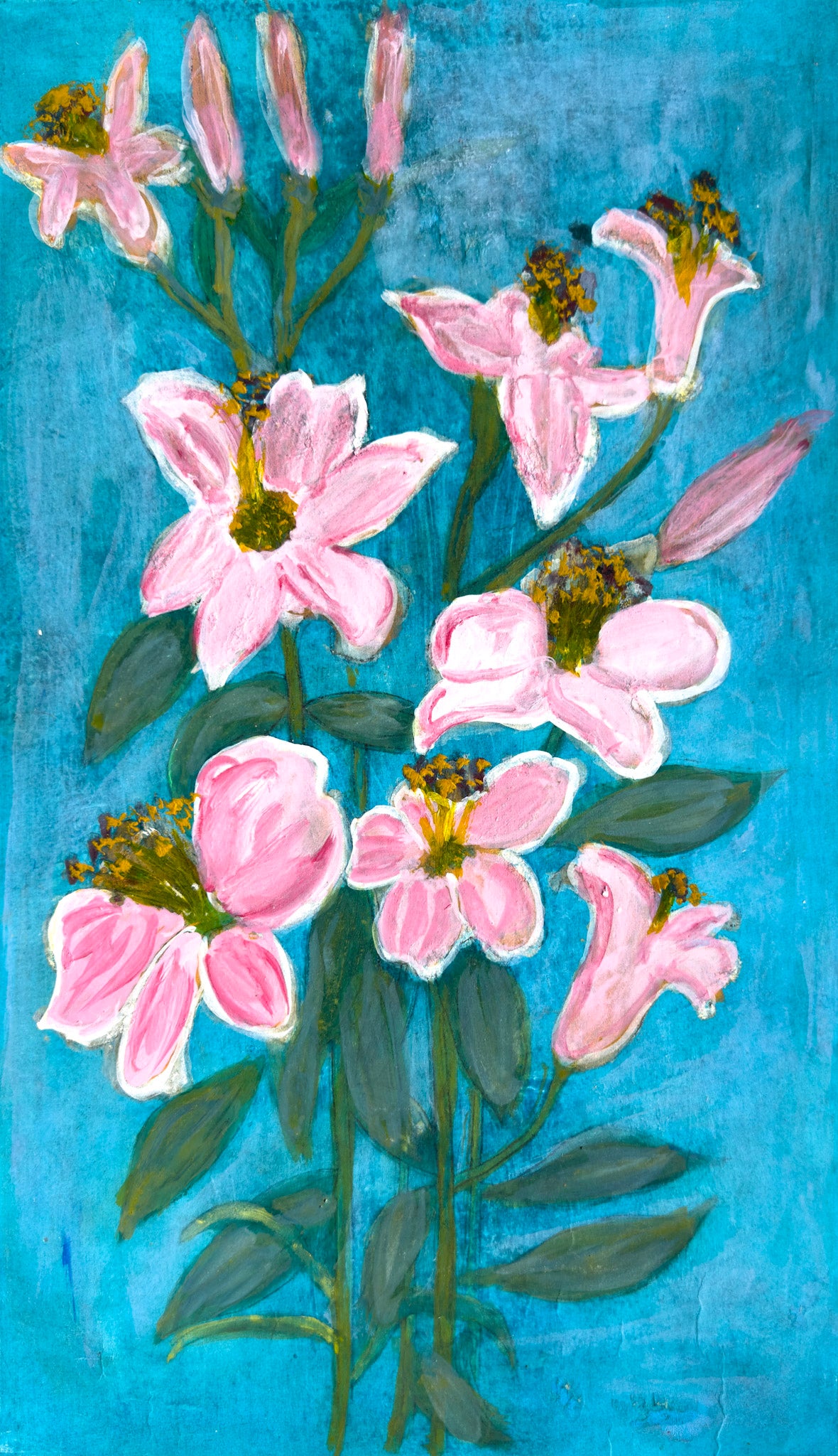 Chen Cheng Mei, Untitled (Pink Lilies), 1990