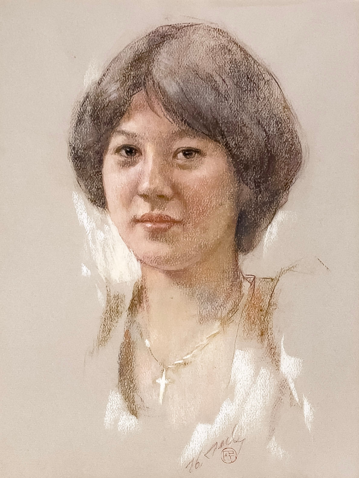 Siew Hock Meng, Untitled (Portraits of Two Women), 1980 and 1976