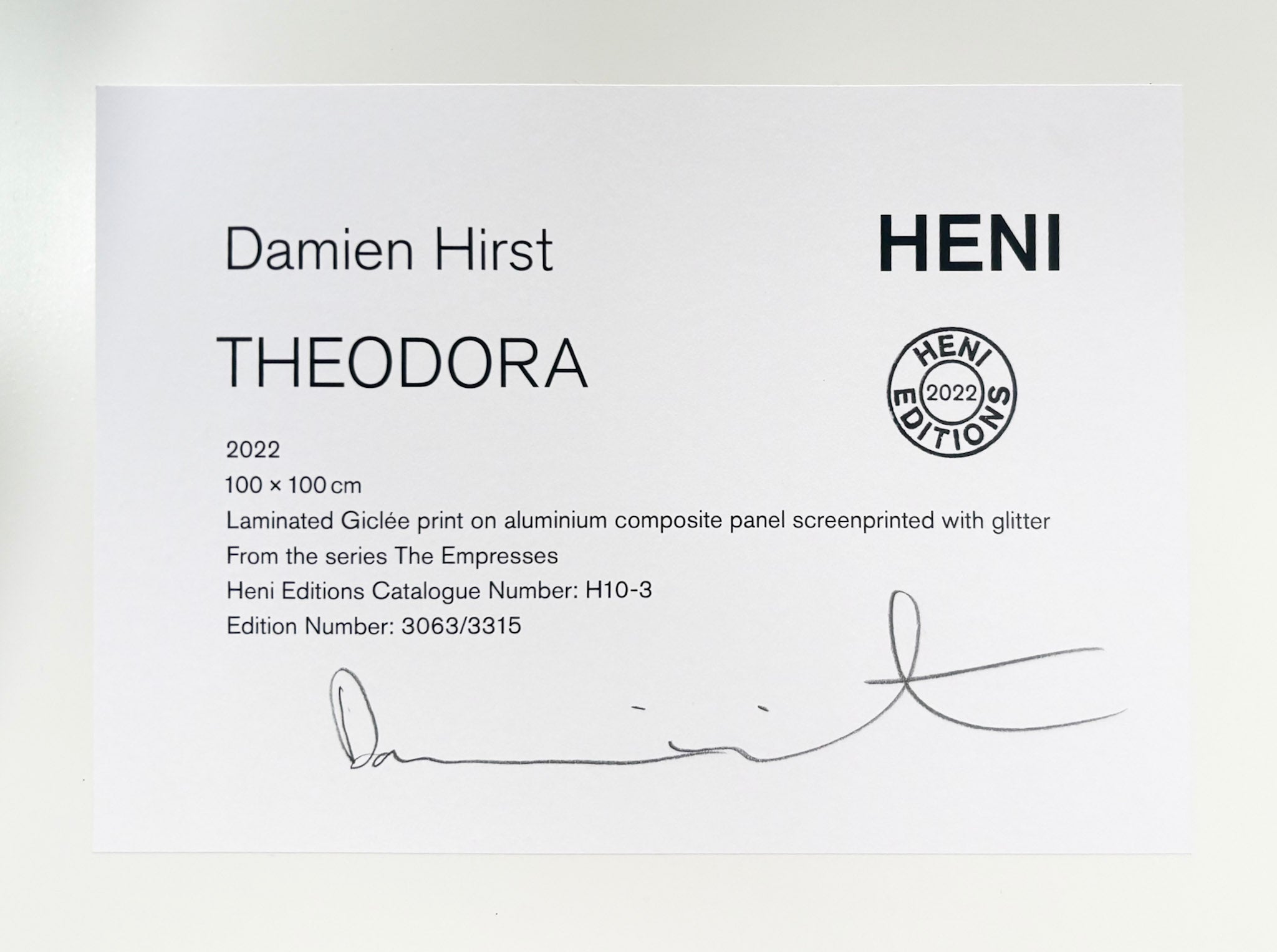 Damien Hirst, Theodora, 2022