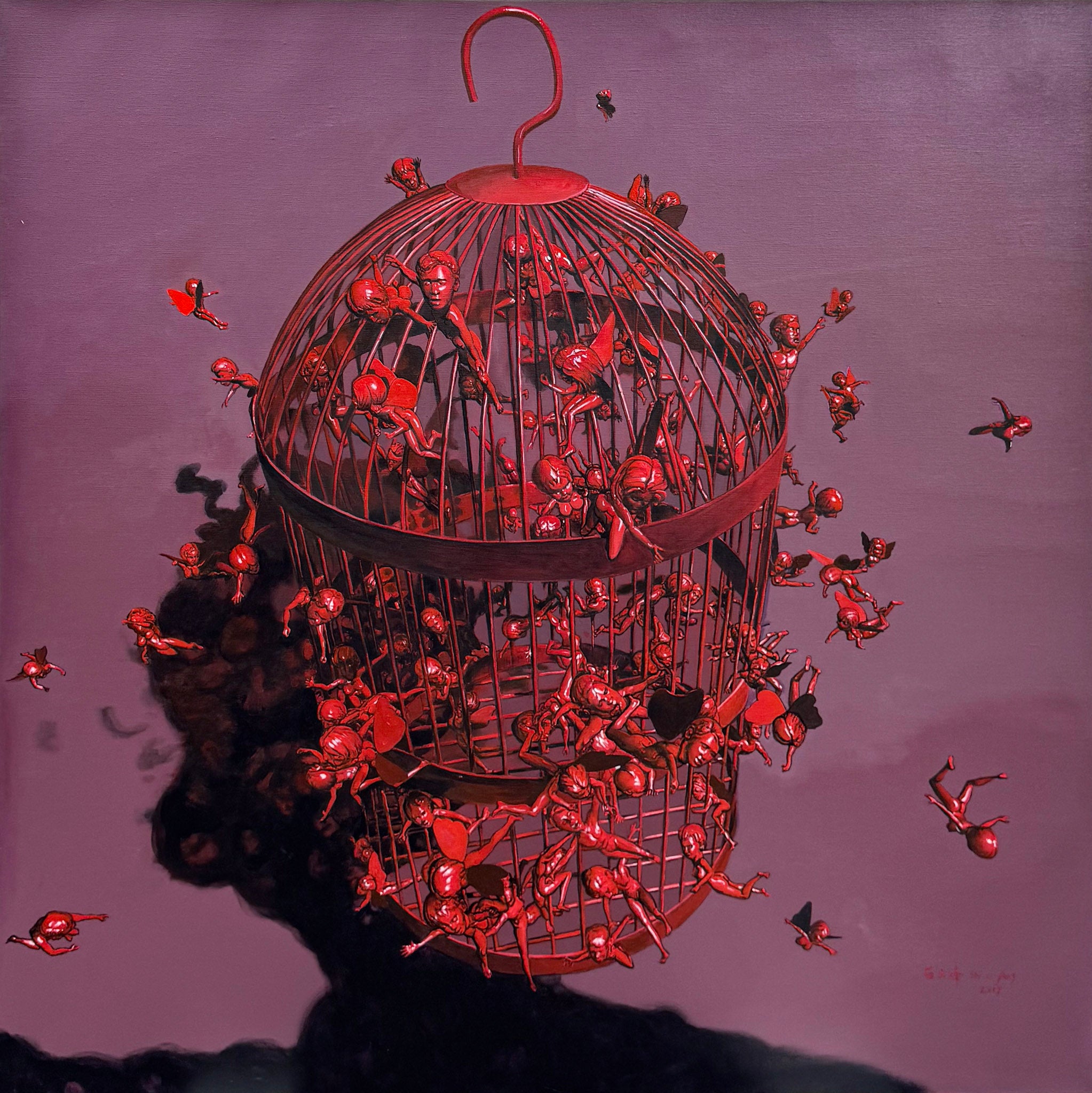 Shi Lifeng, Red Cage, Undated