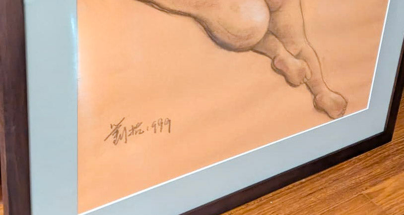 Liu Kang, Reclining Nude, 1999