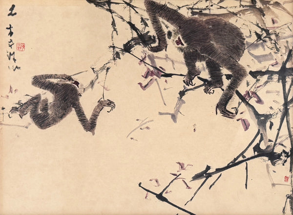 Chen Wen Hsi, Gibbons Amongst Branches, Undated