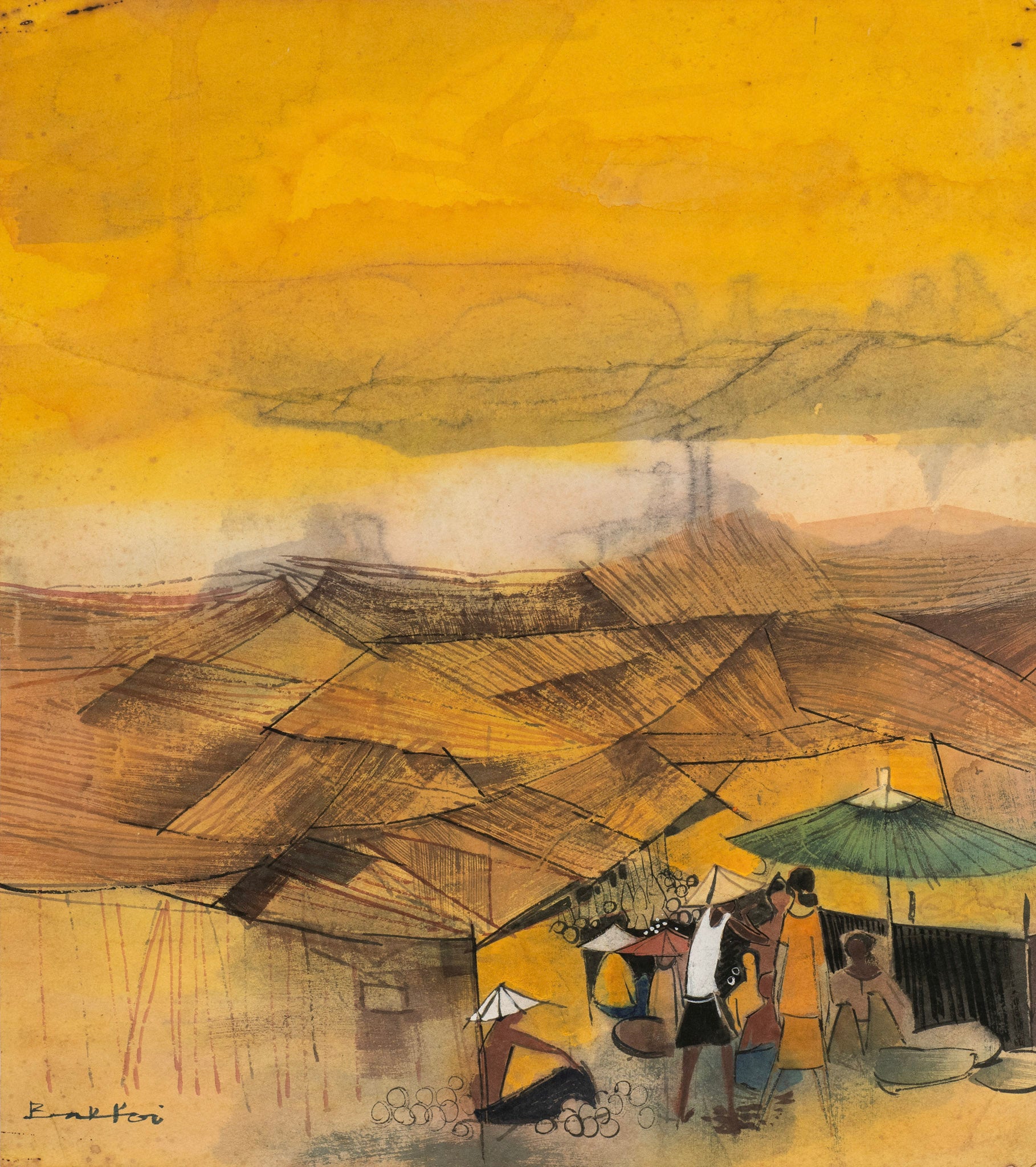 Tay Bak Koi, At the Market, Undated
