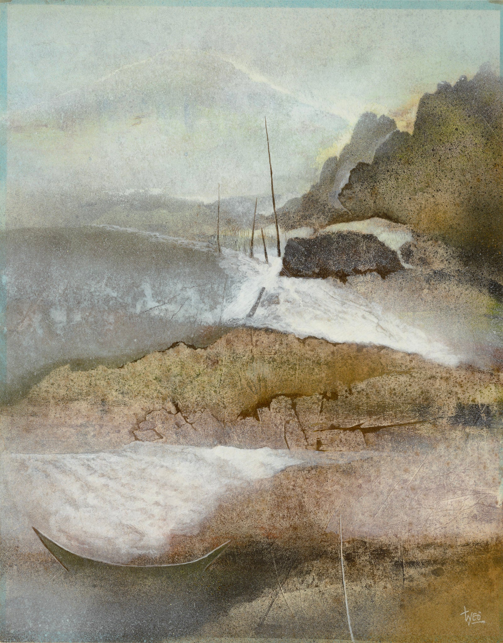 Thomas Yeo, High Tide, Undated