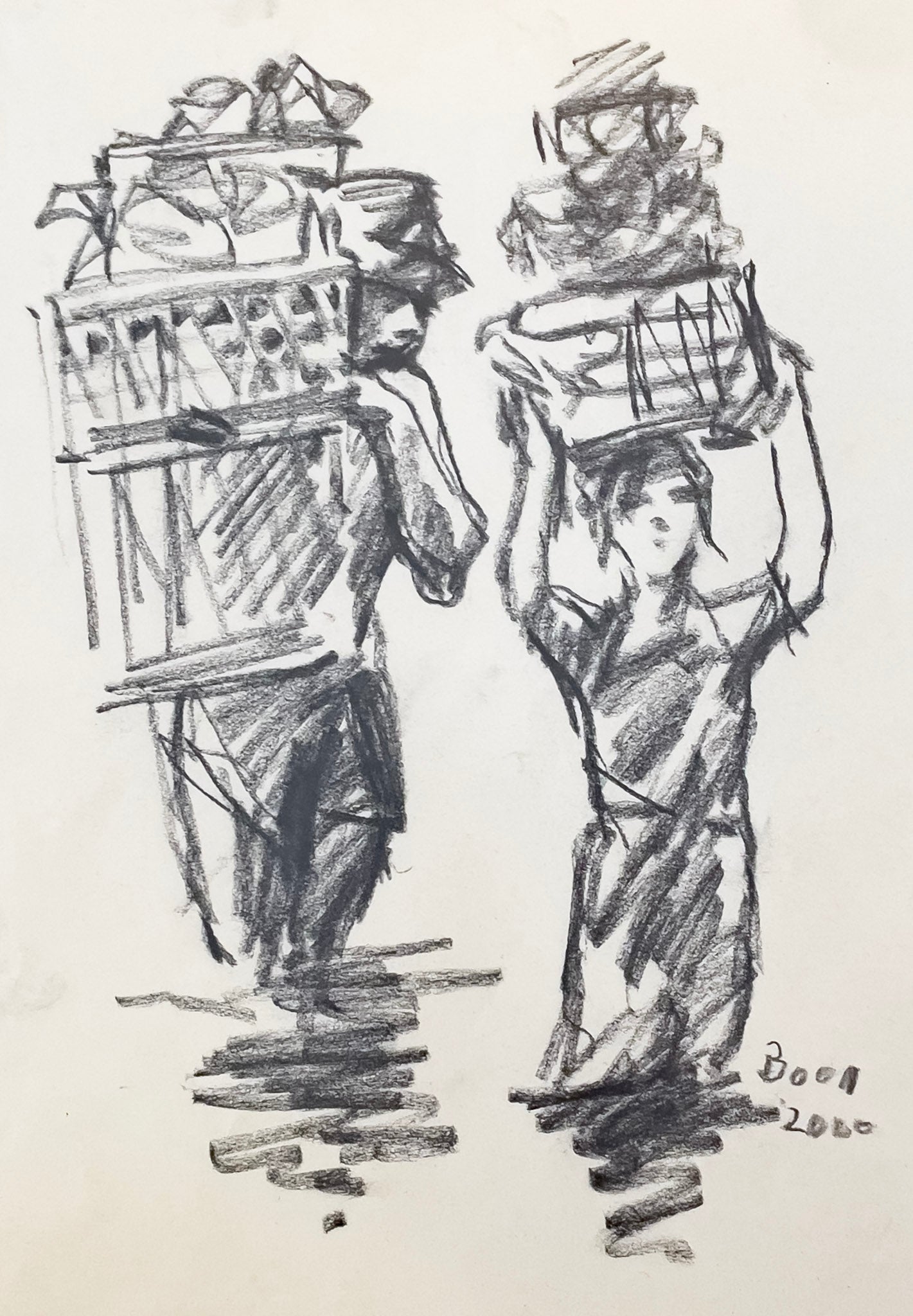 Tay Boon Pin, Untitled (Baskets), 2000
