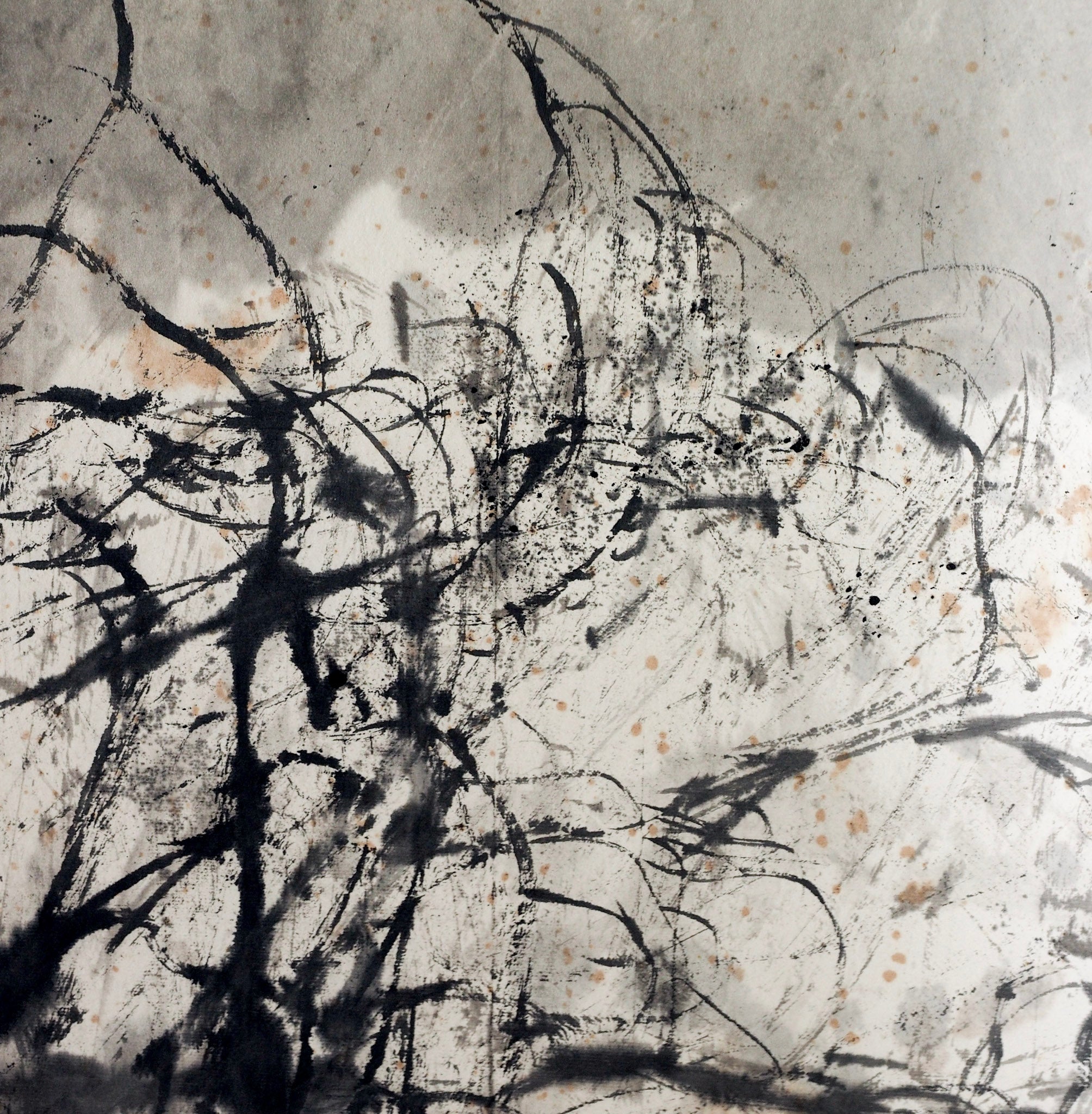 Hong Ling, Walking in Snow, 2007