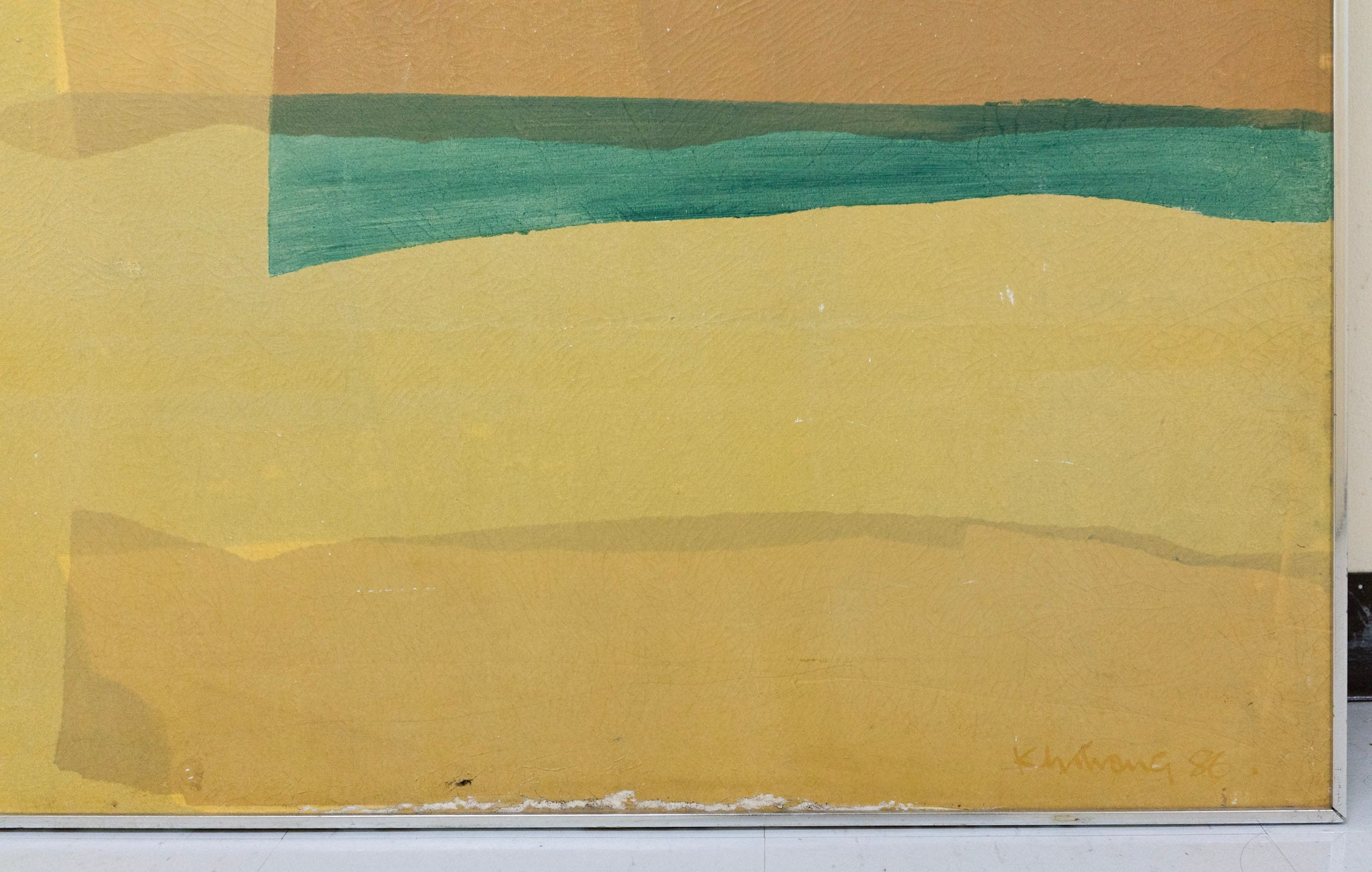 Thang Kiang How, Cracks and Stacks Series No. 27, 1986