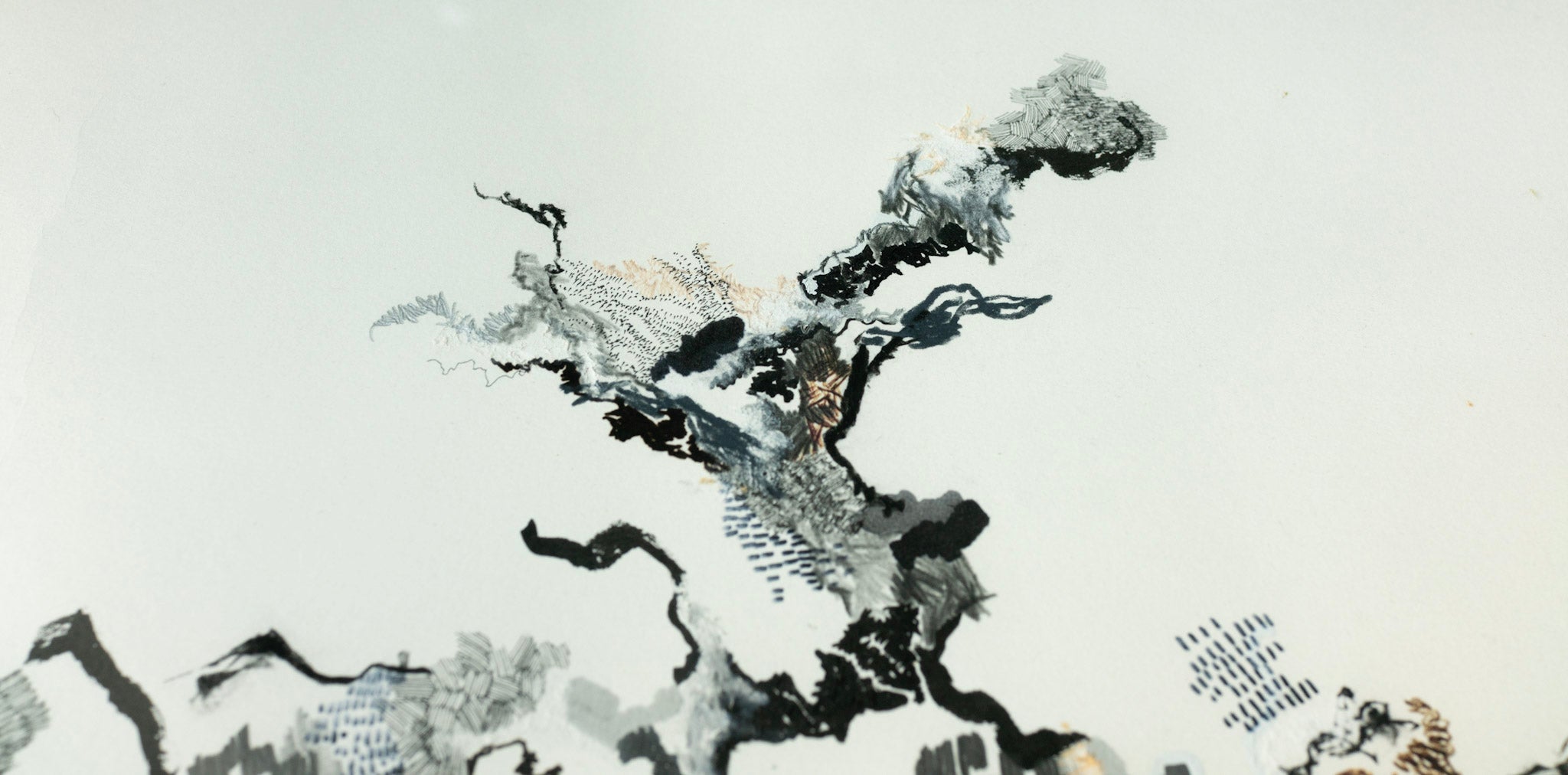 Benjamin Hochart, Study for a wall-drawing 3, 2009