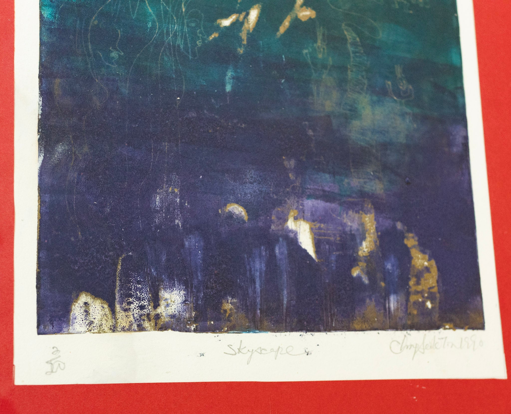 Chng Seok Ting, Skyscape, 1990