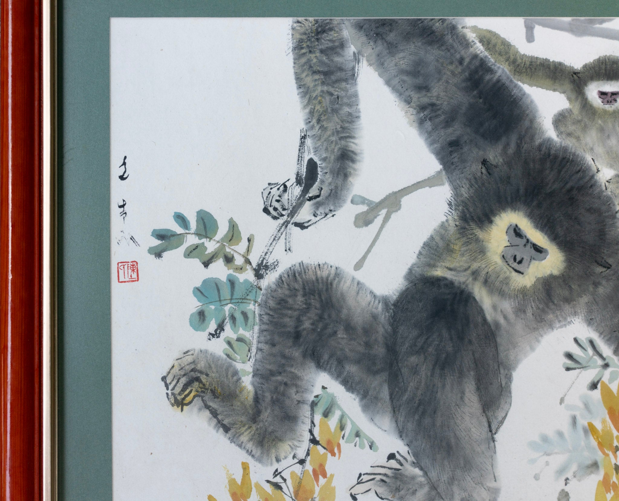Chen Wen Hsi, A Pair of Gibbons, Undated