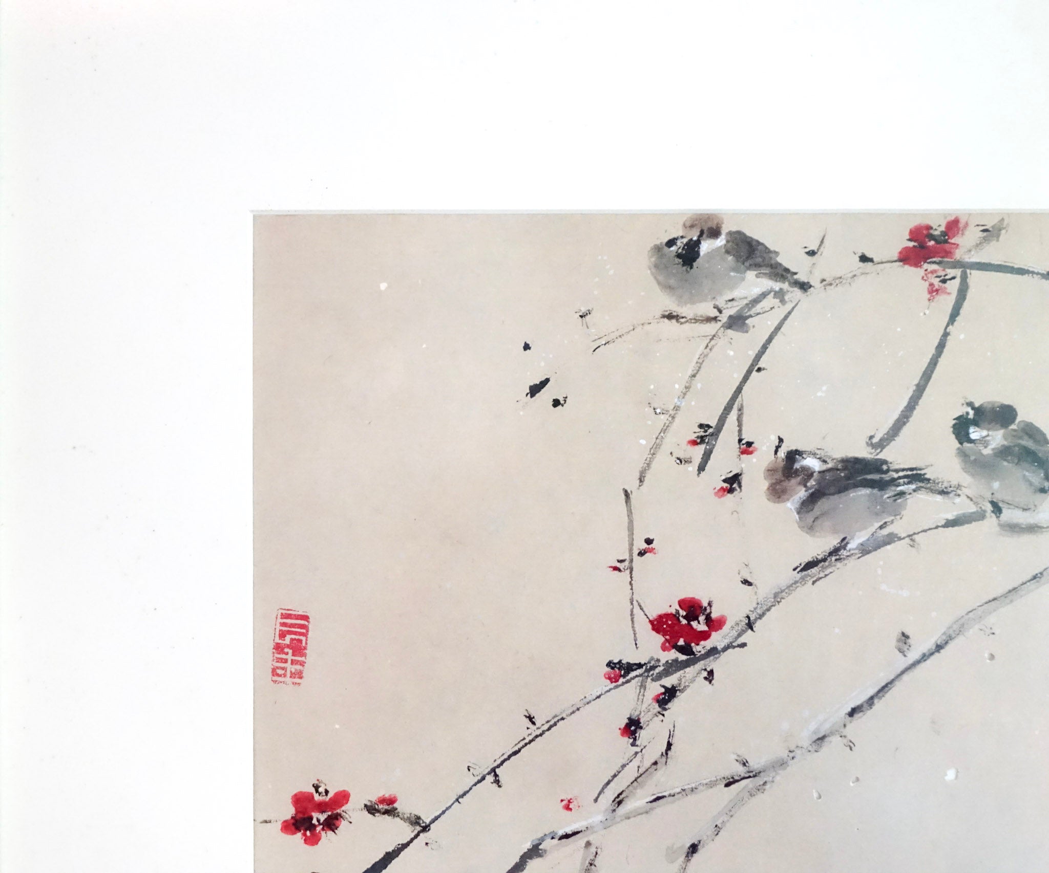 Chen Wen Hsi, Four Sparrows, 1980s