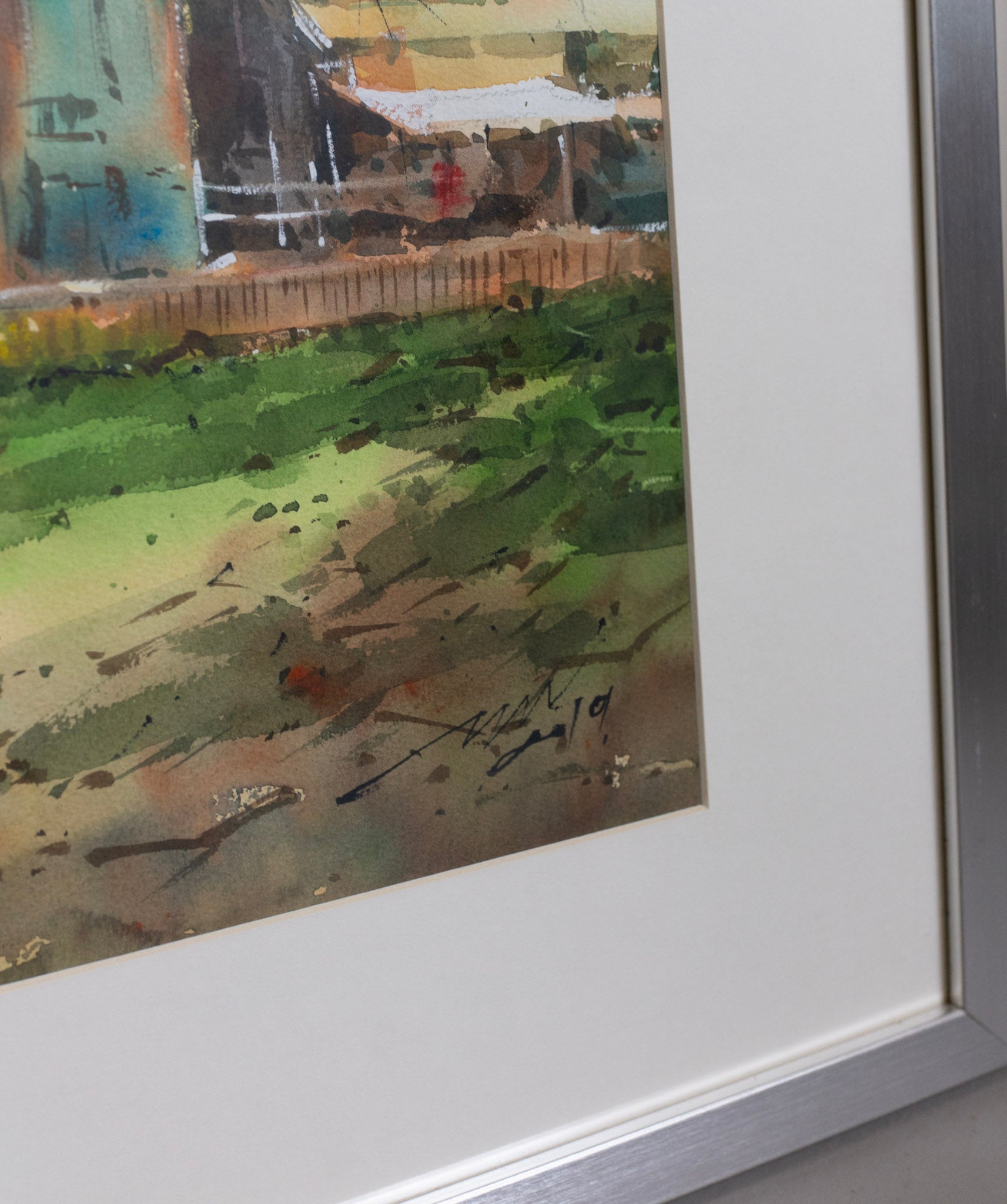 Thaworn Merurat, Untitled (House by the Hill), 2019