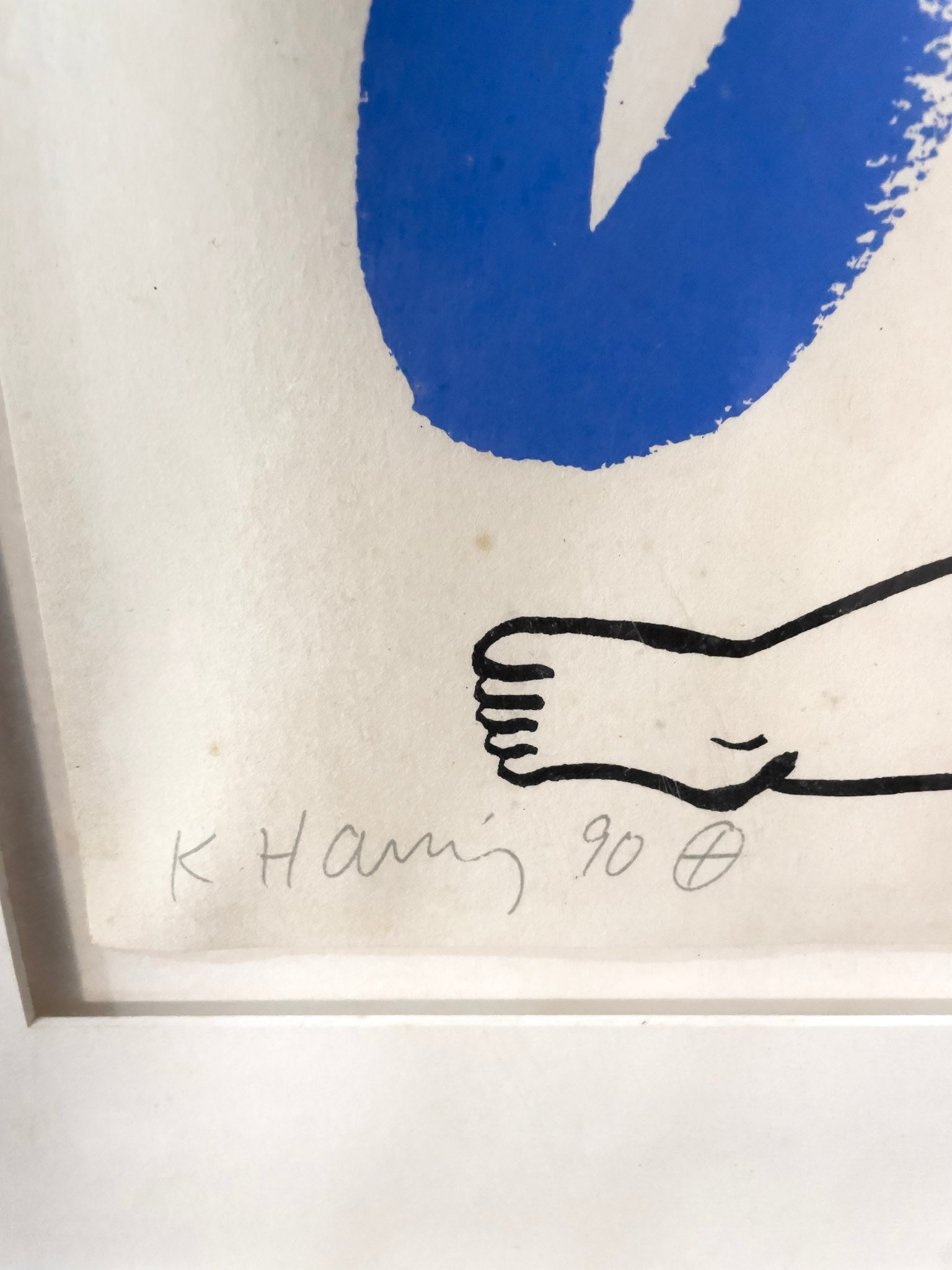 Keith Haring, The Story of Red and Blue #7, 1989