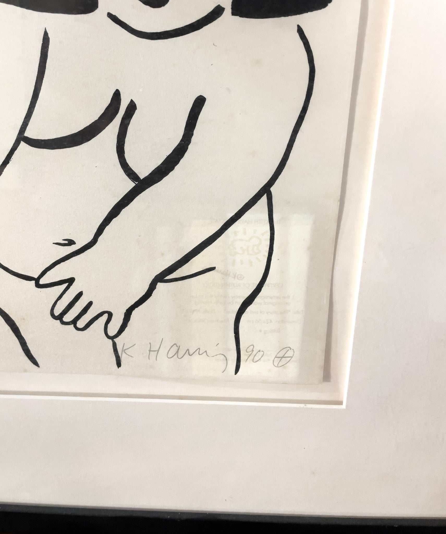 Keith Haring, The Story of Red and Blue #7, 1989