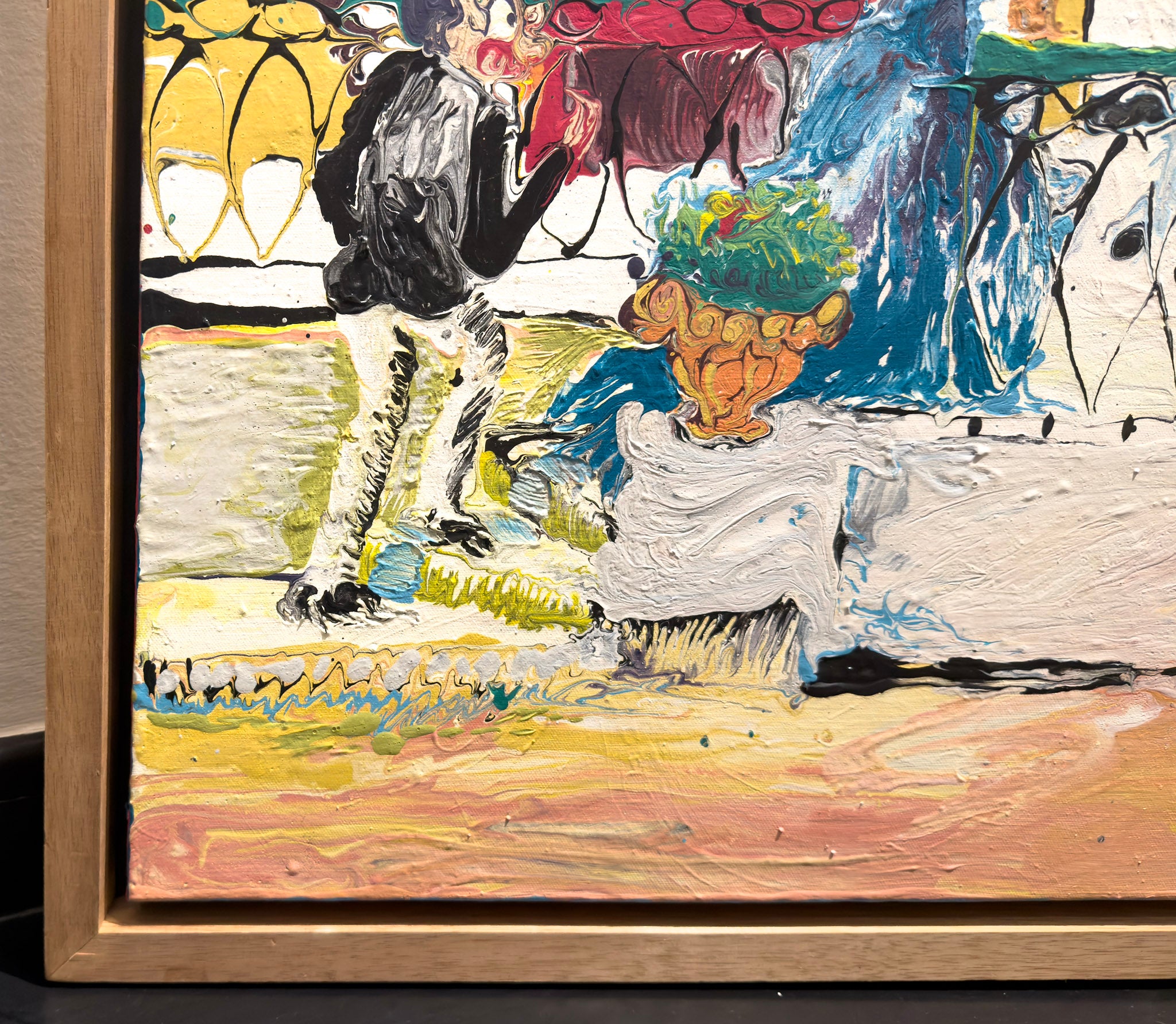 Ardi Gunawan, Gossip with a Tired Hippo (After Josias Cornelis Rappard), 2022