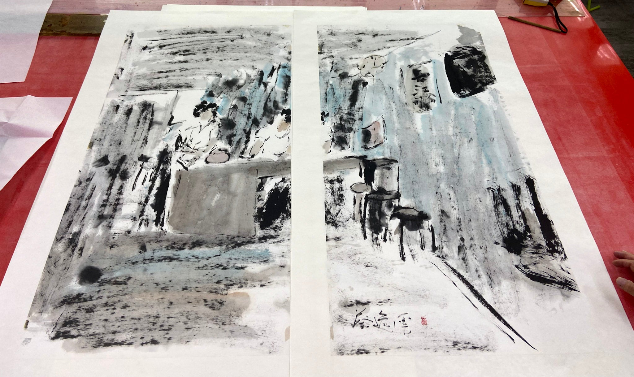 Chua Ek Kay, The Reflections (Chinatown Rice Merchant), c. 2000s